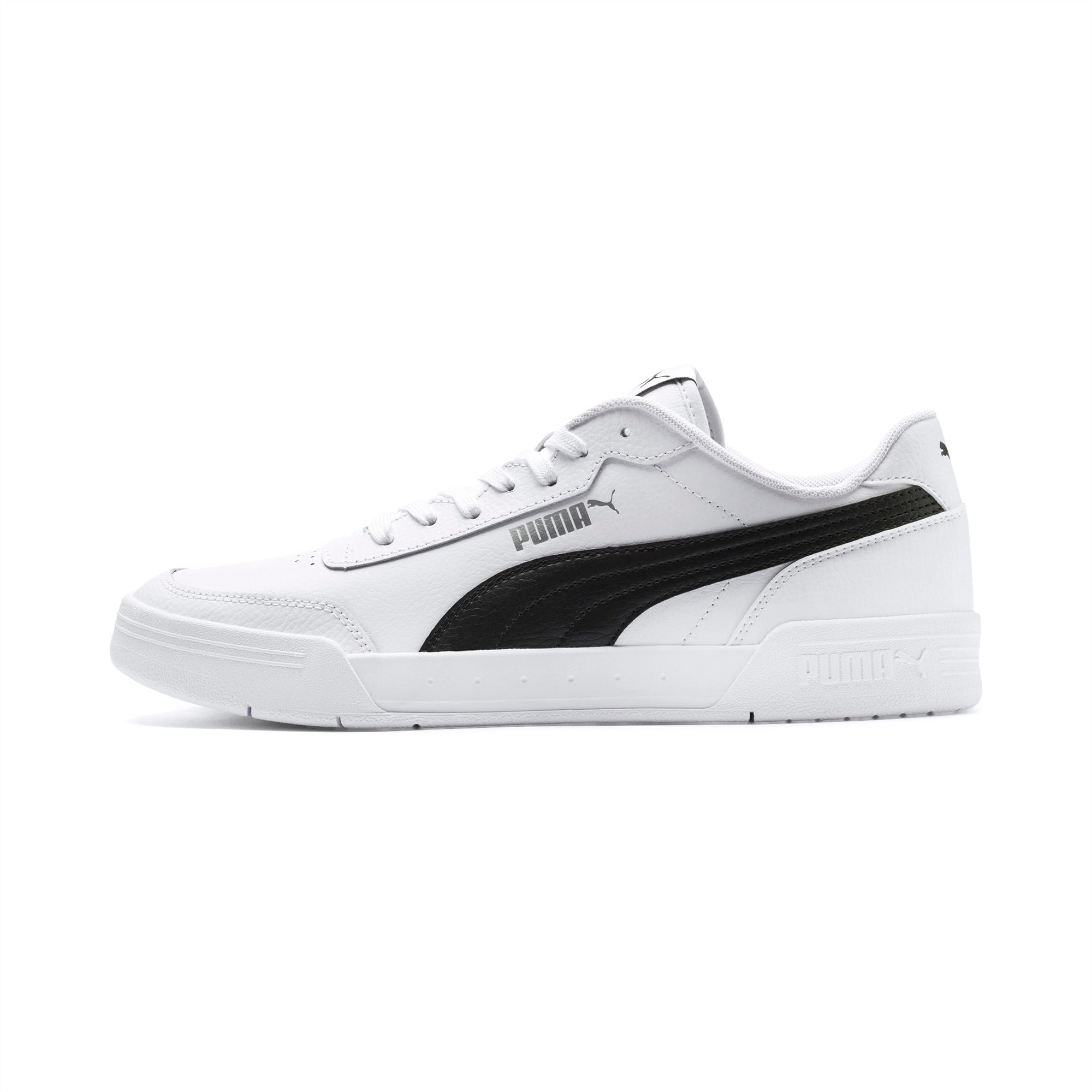 mens black and white pumas