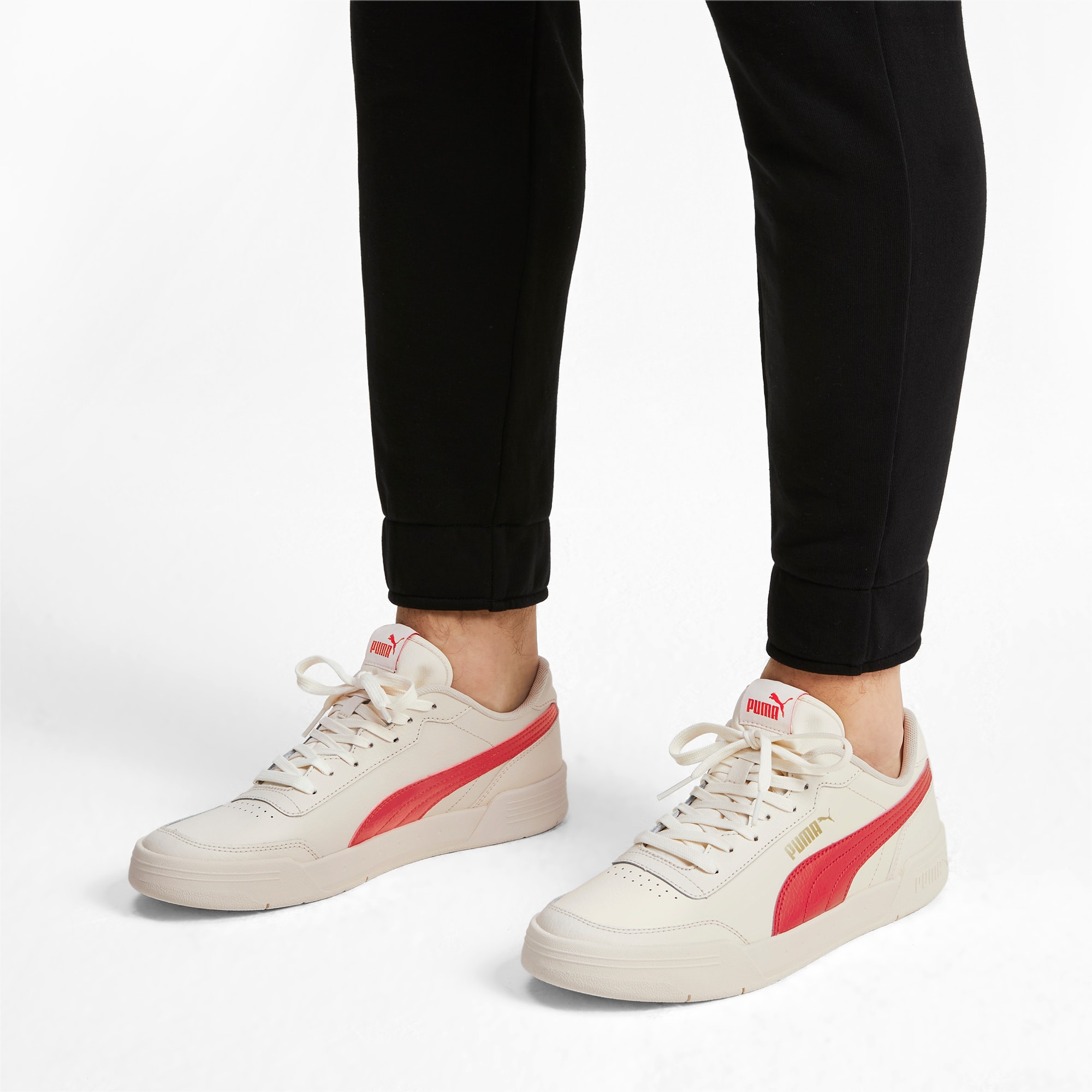Caracal Trainers | Whisper White-High Risk Red | PUMA Shoes | PUMA