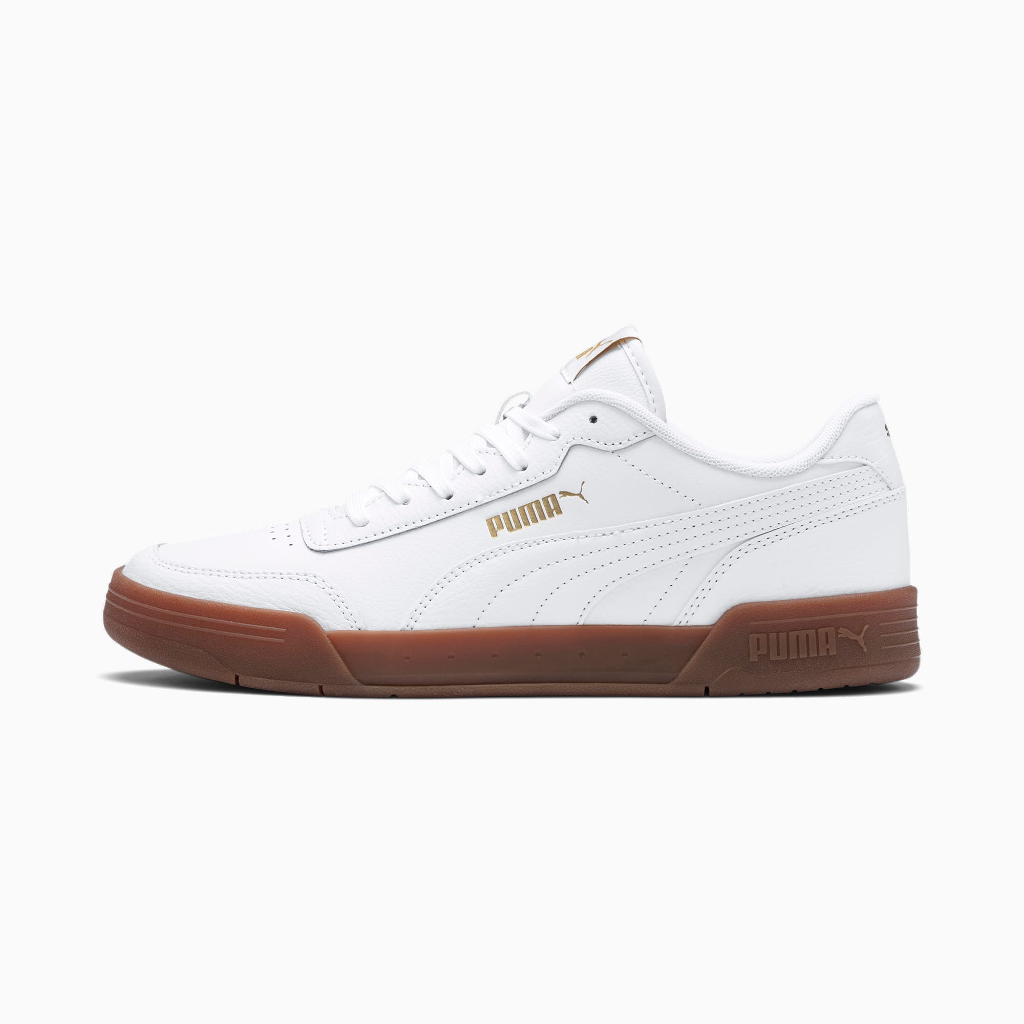 puma white and gold