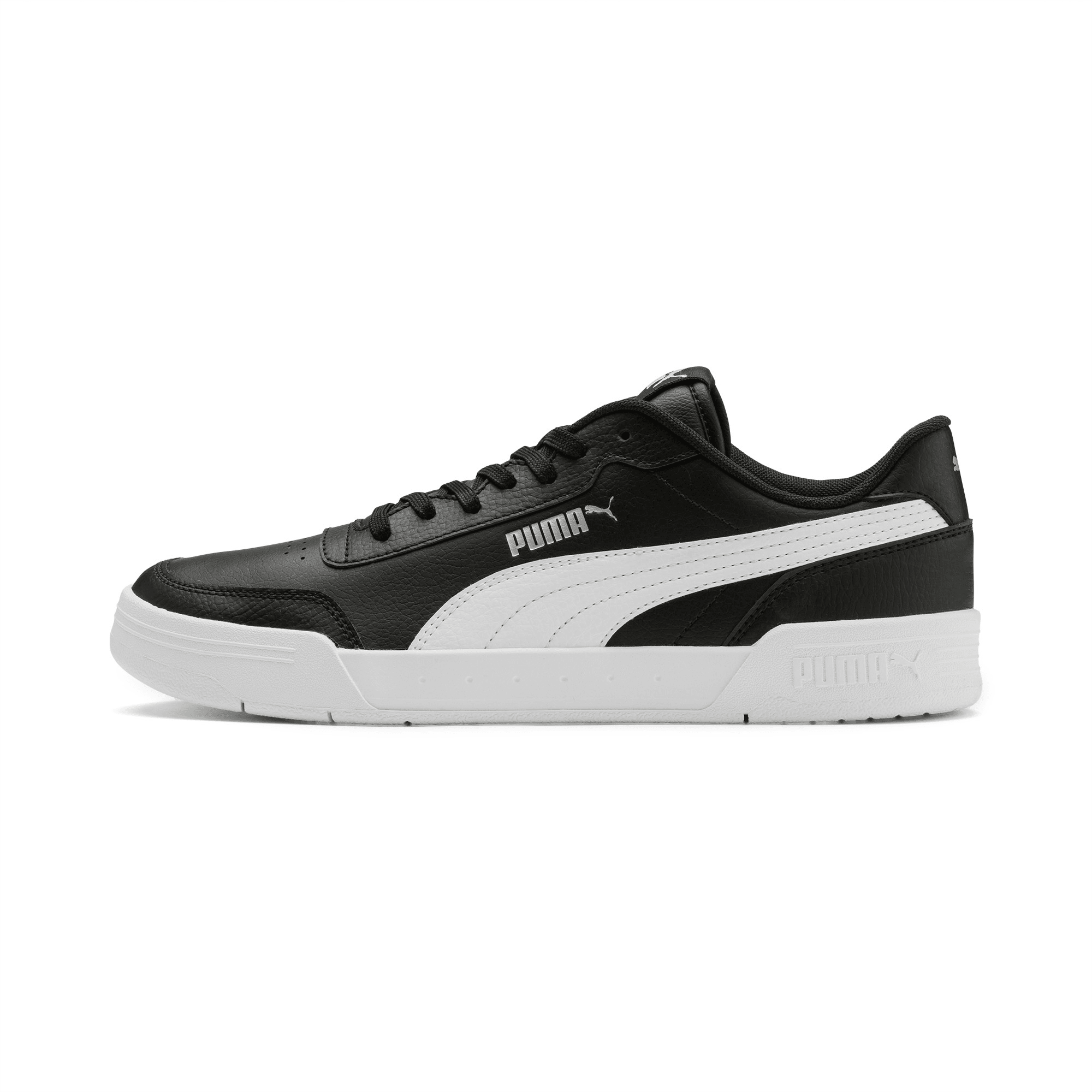 puma sneakers white black