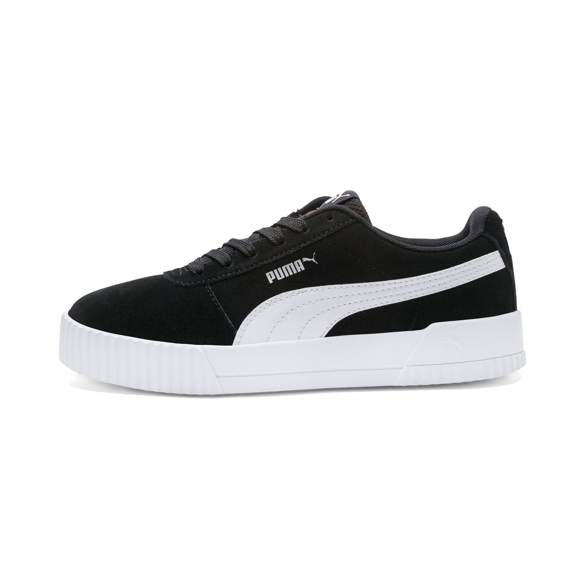 puma carina black and white