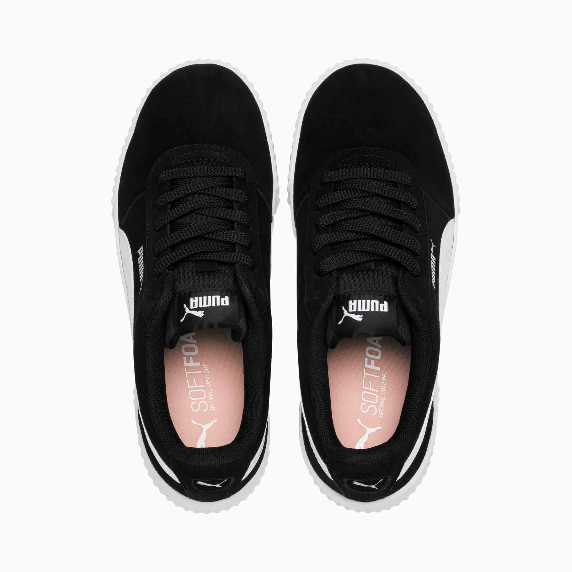 puma carina suede ladies trainers