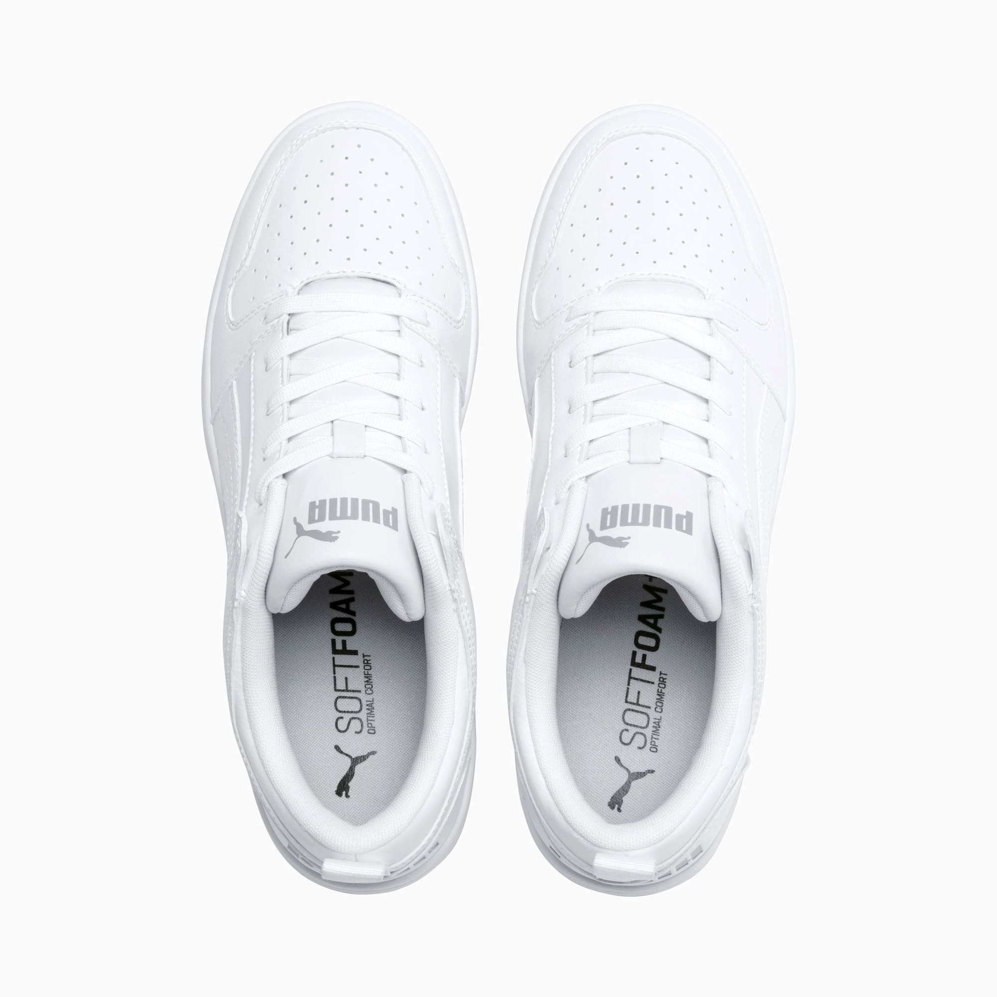 puma soft foam white sneakers
