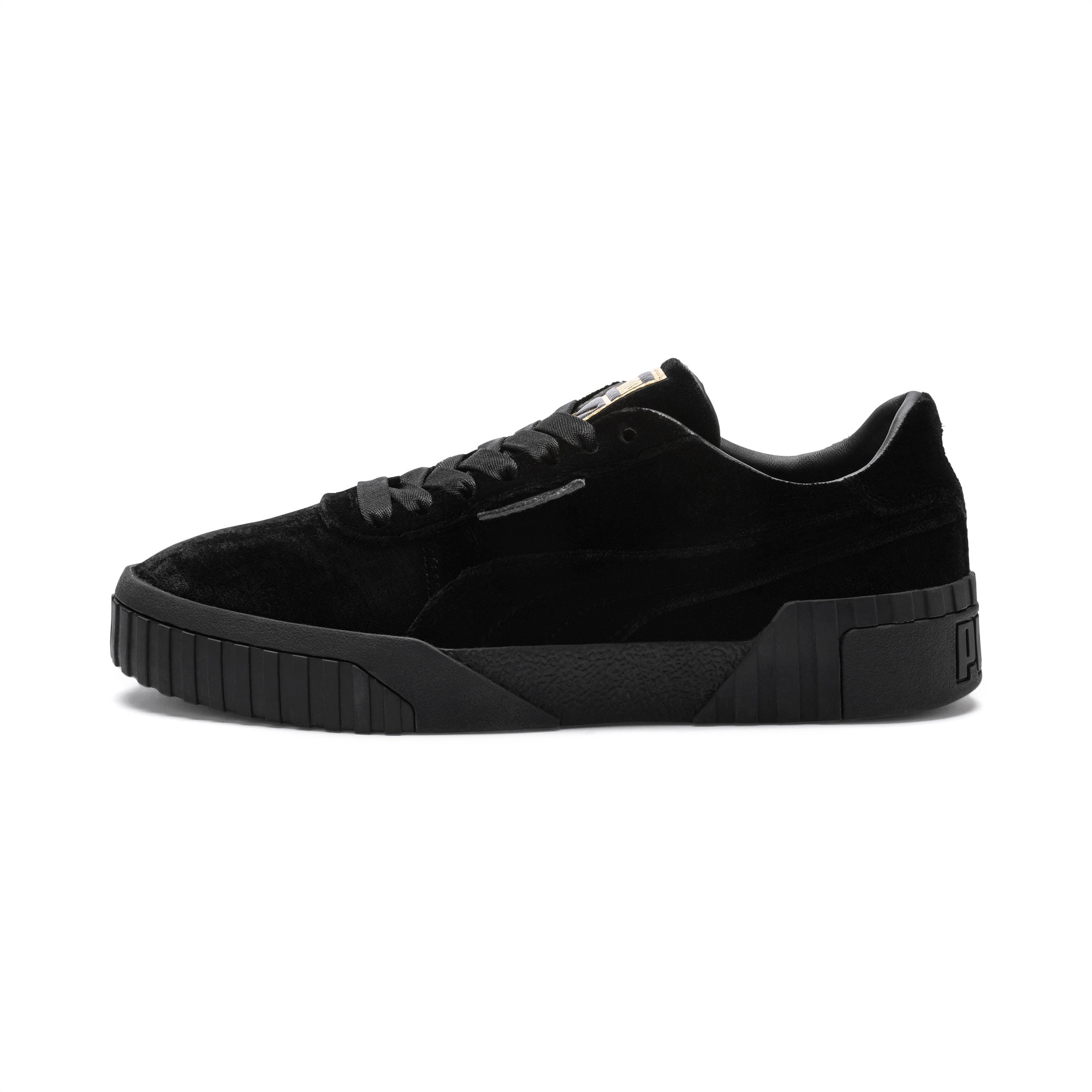 puma black velvet shoes