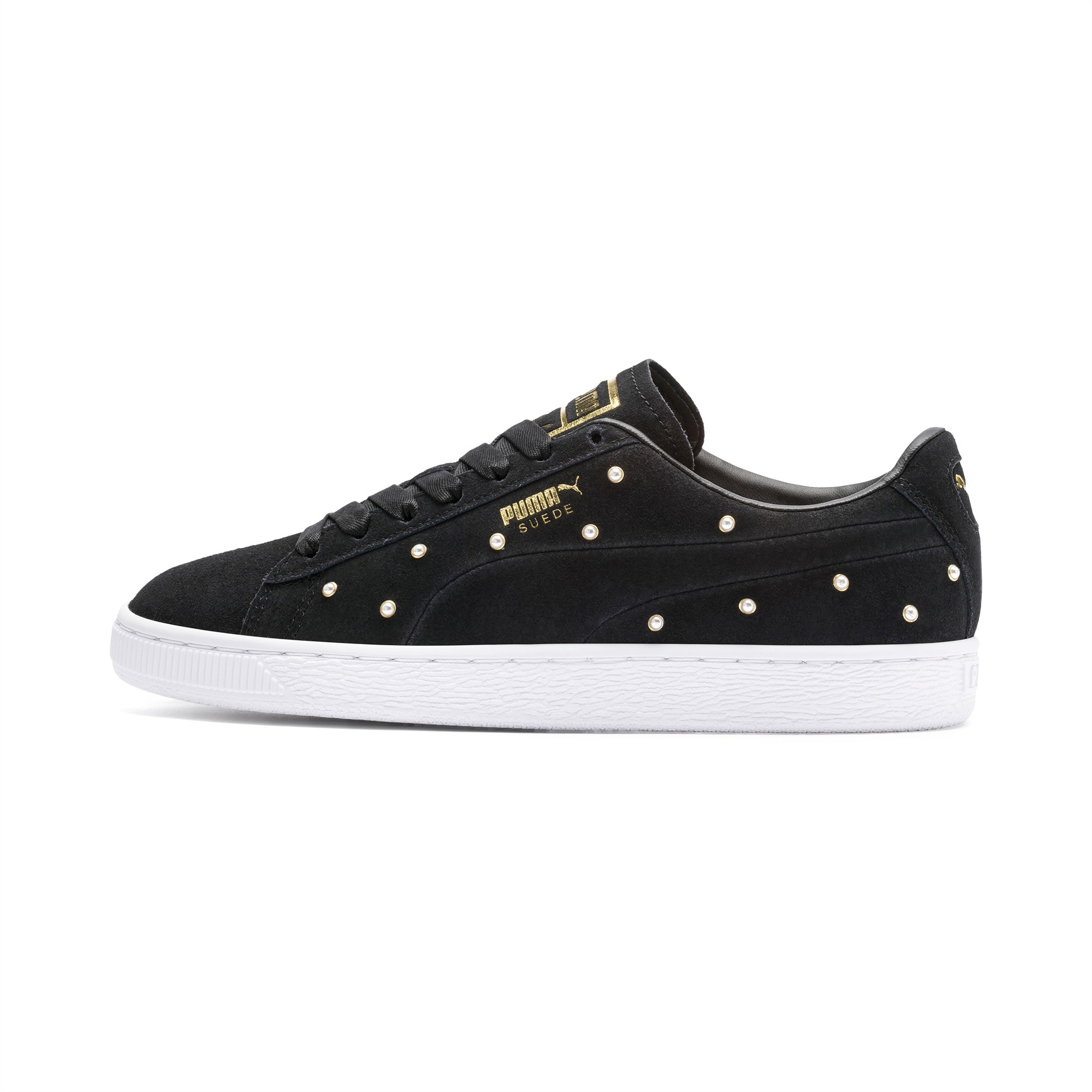Pearl Studs Suede Women's Trainers 