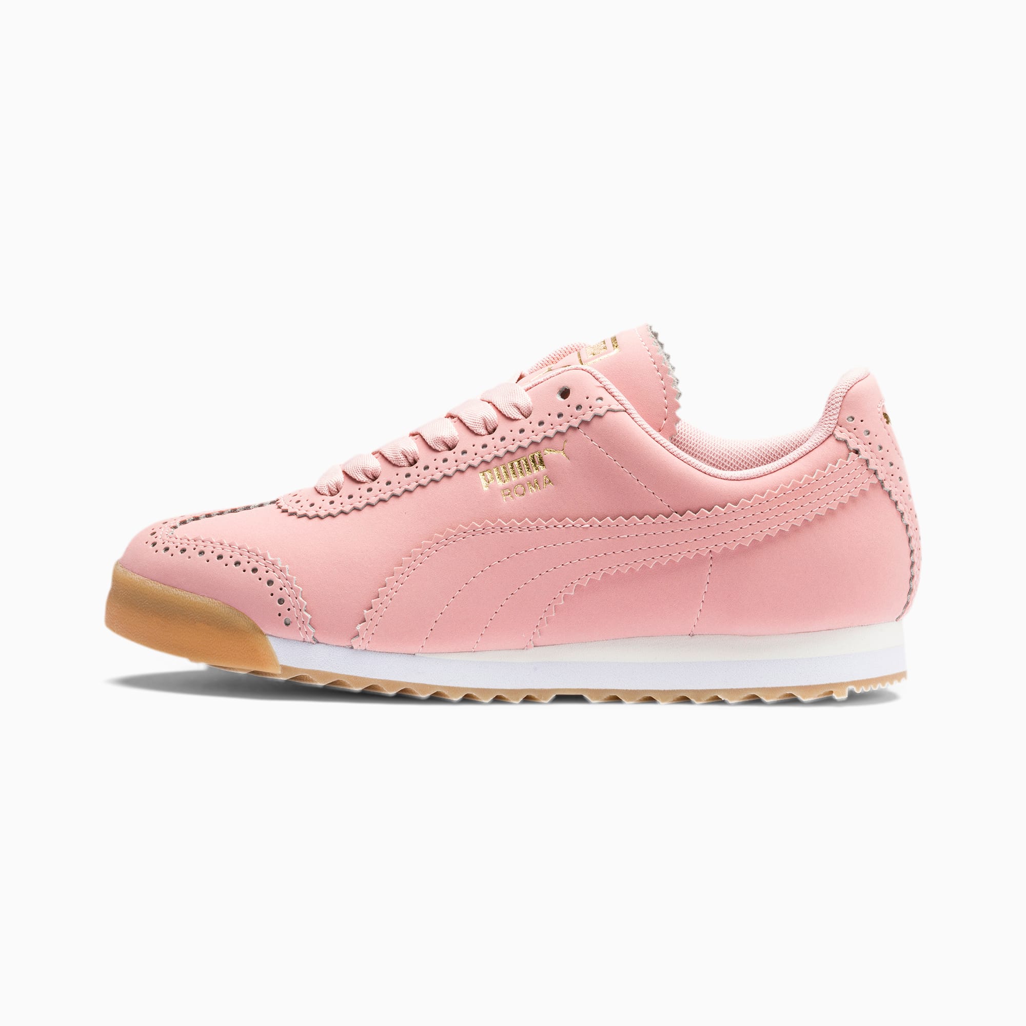 rose gold brogues womens