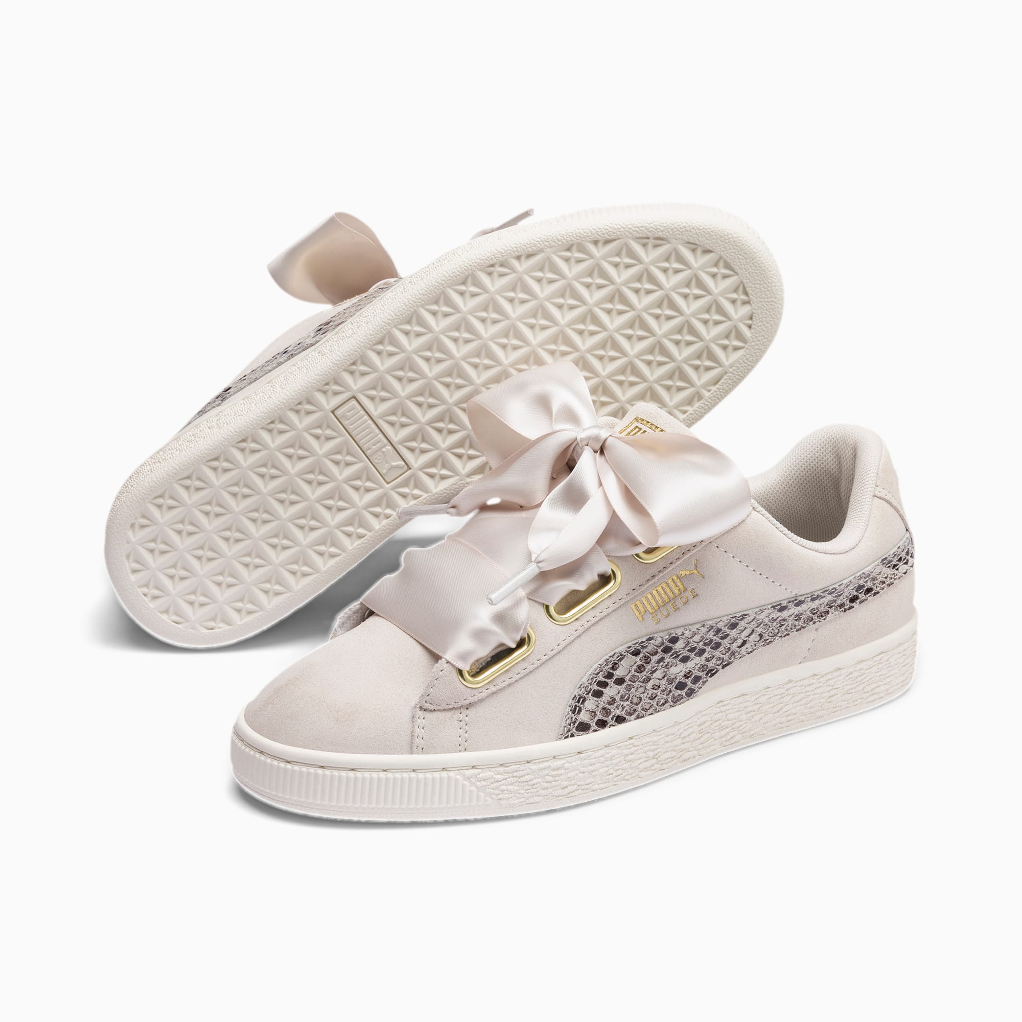 Puma suede heart amarillo clearance