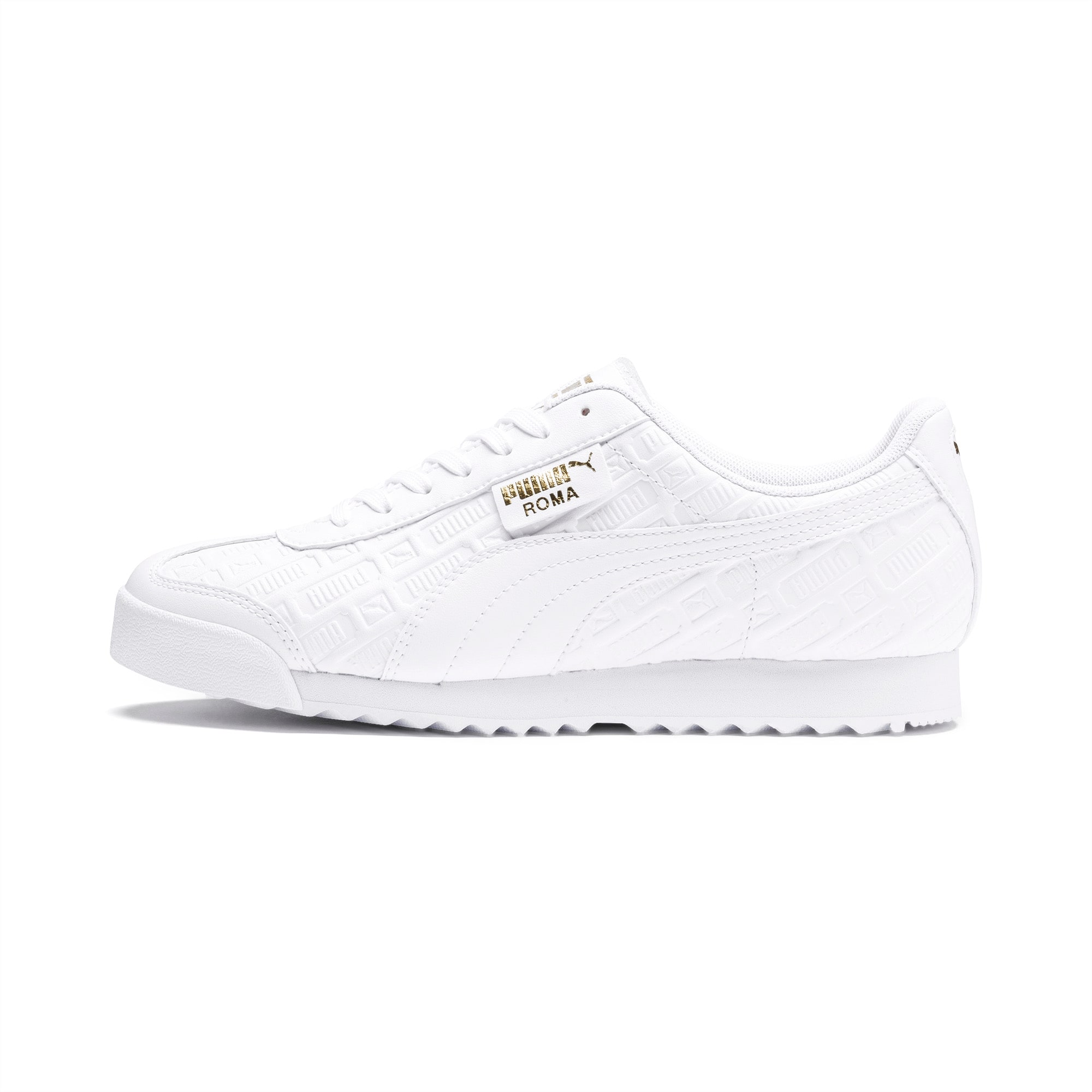 puma roma all white