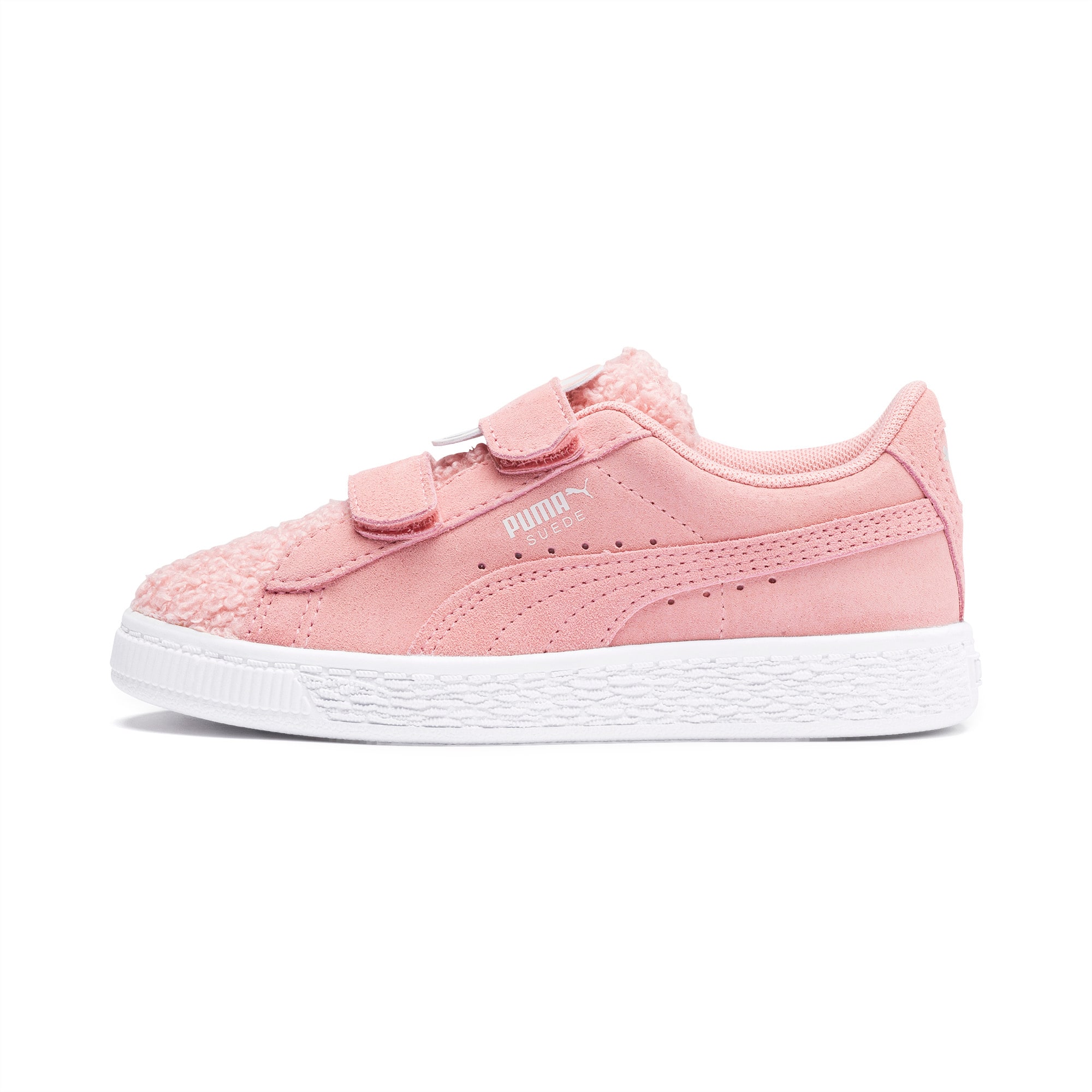 puma suede femme rose porté