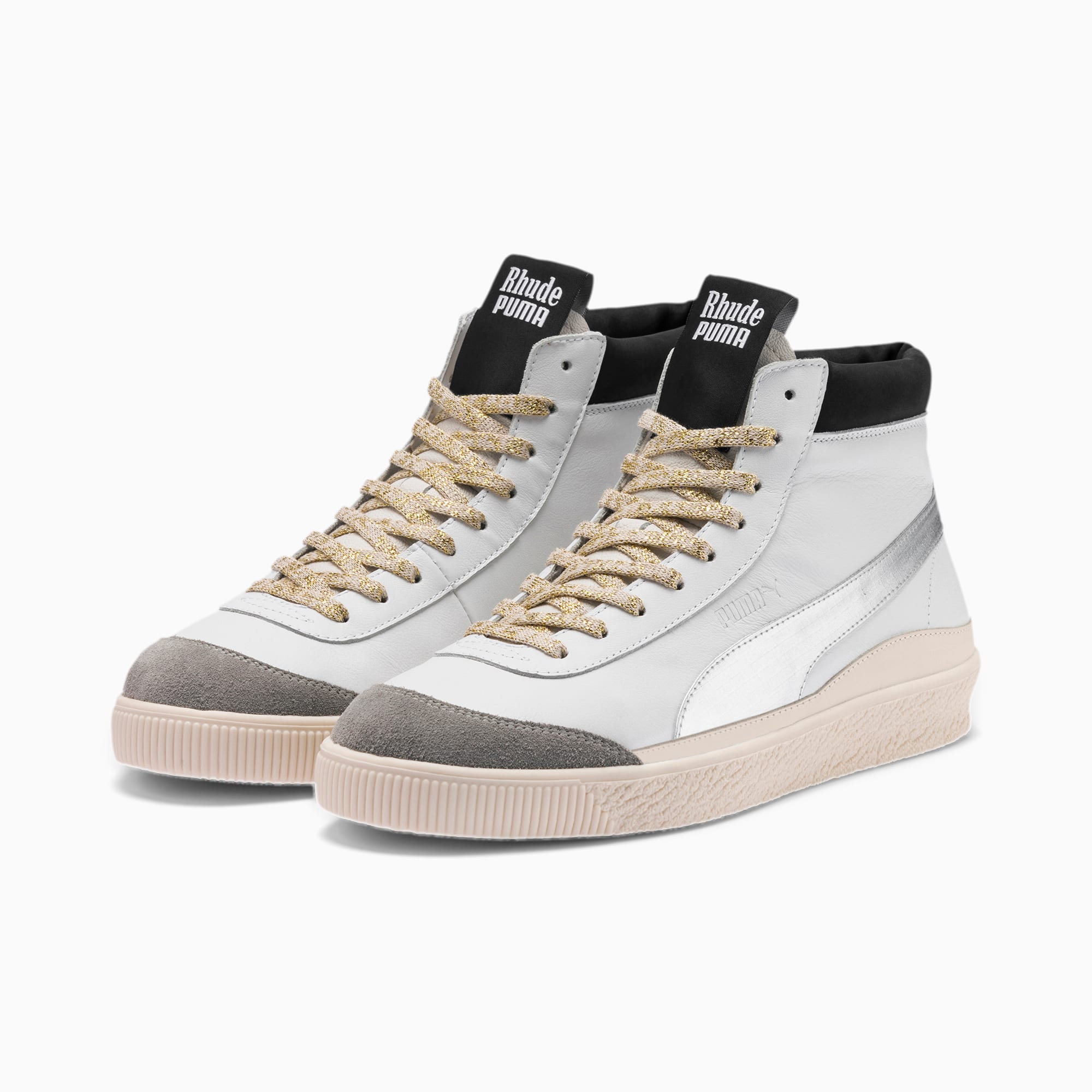 PUMA x RHUDE Basket '68 OG Mid Sneakers | PUMA