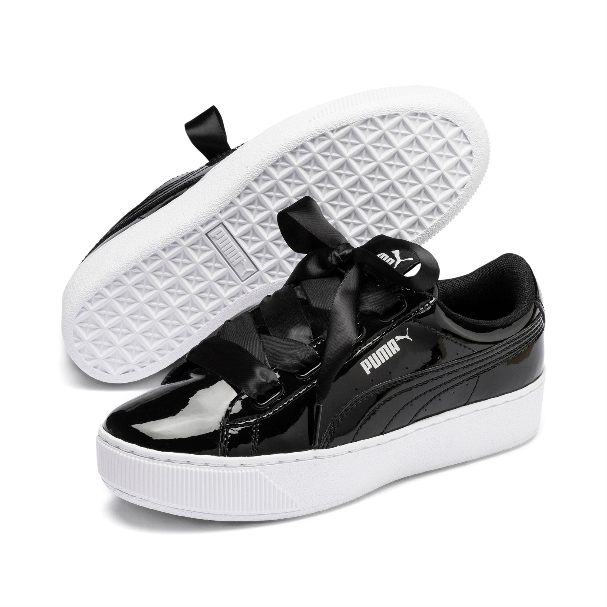 puma vikky platform patent black