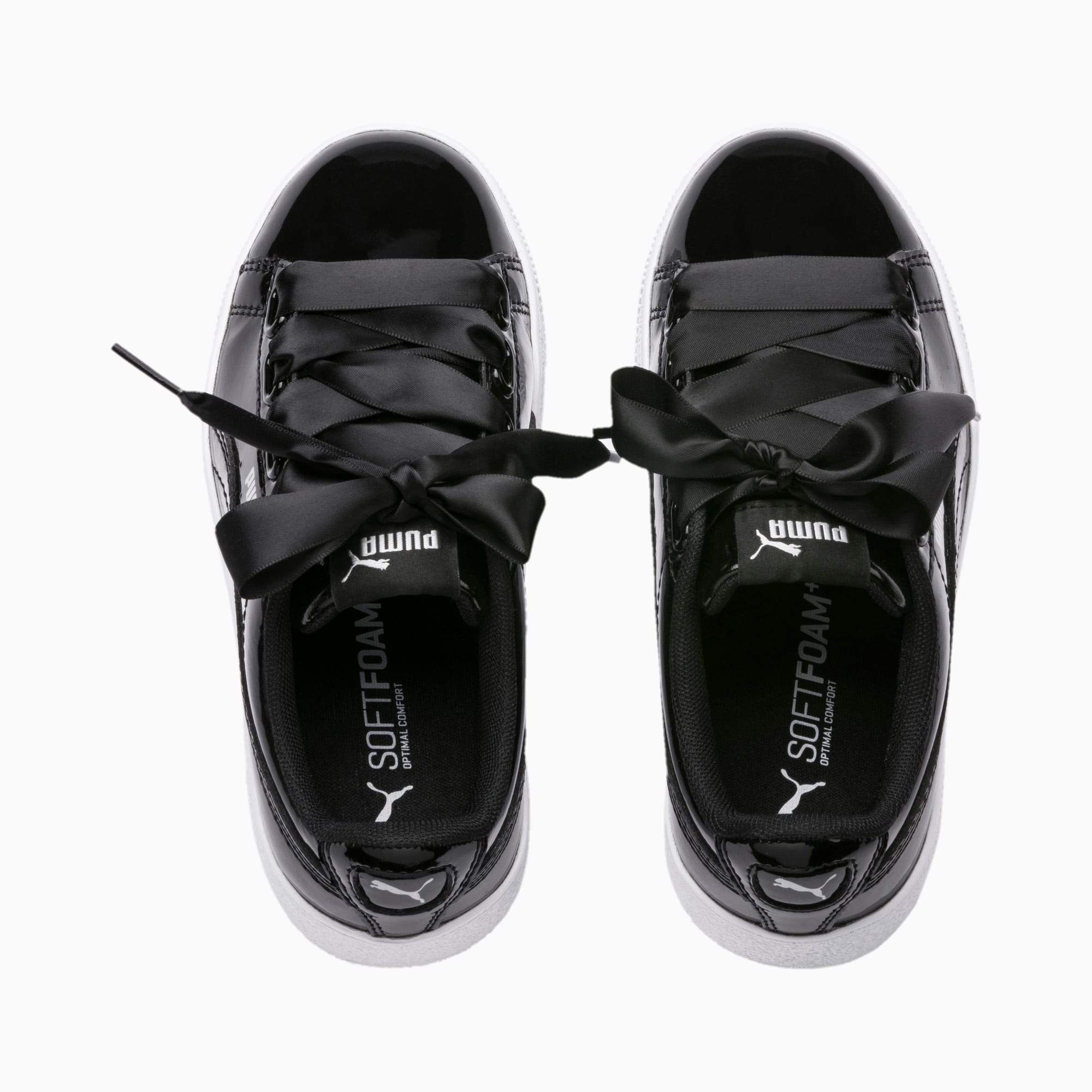 puma vikky platform ribbon black