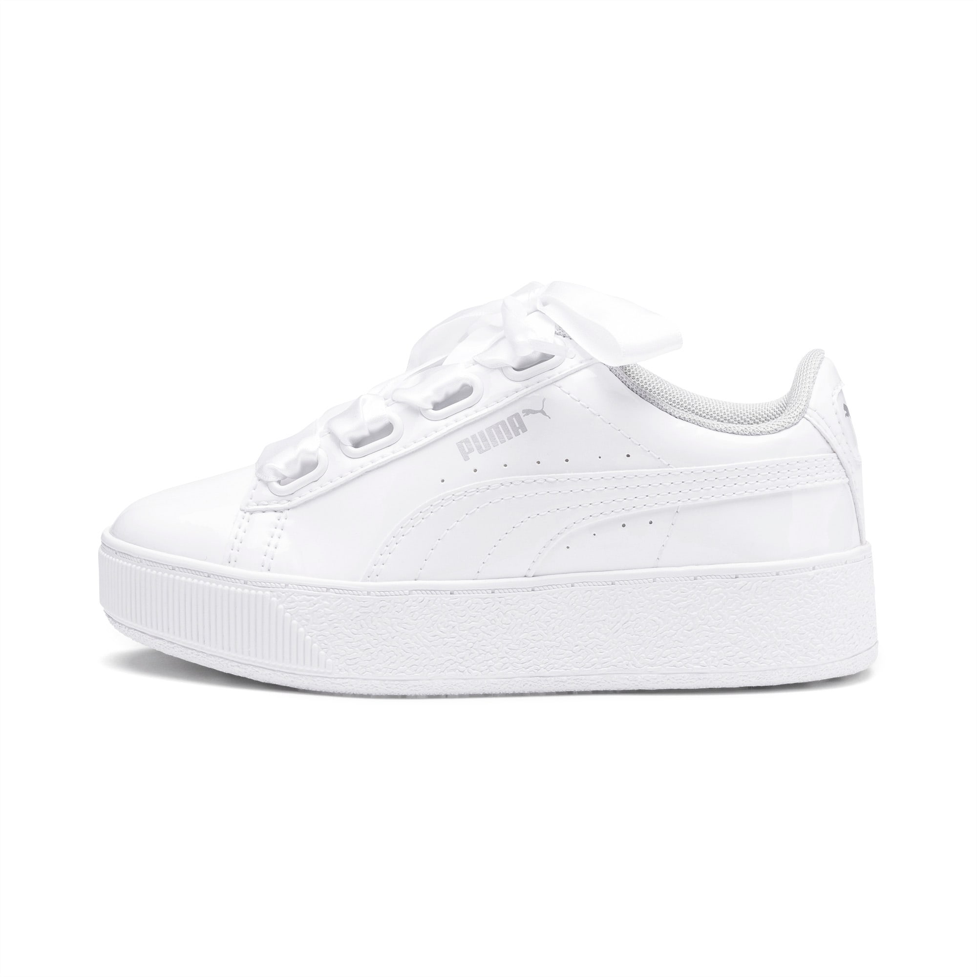 puma vikky platform patent white