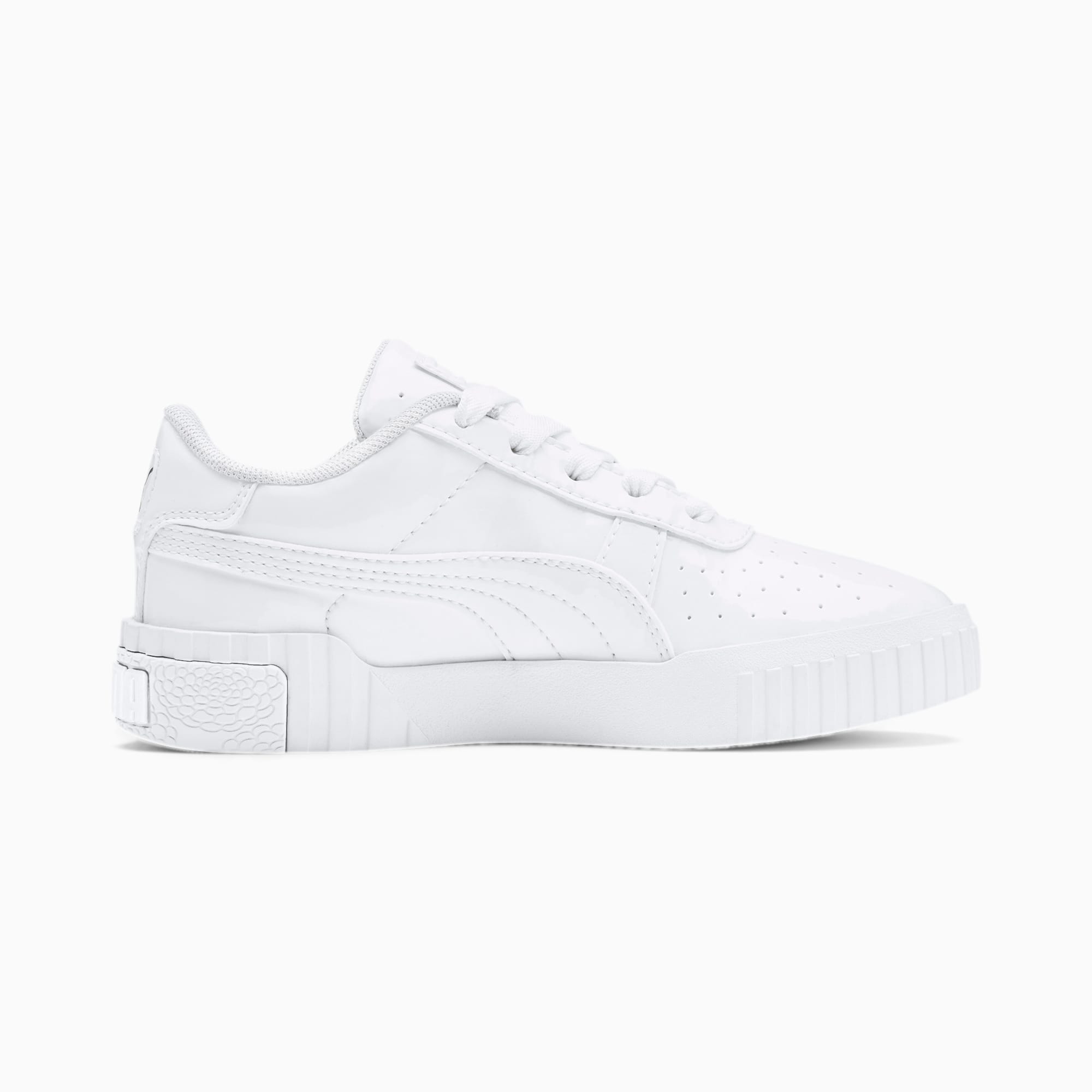 plain white puma trainers