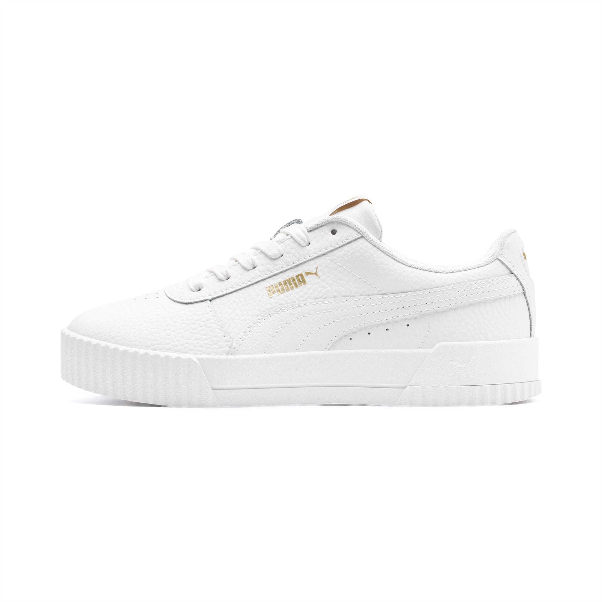 puma white leather sneakers