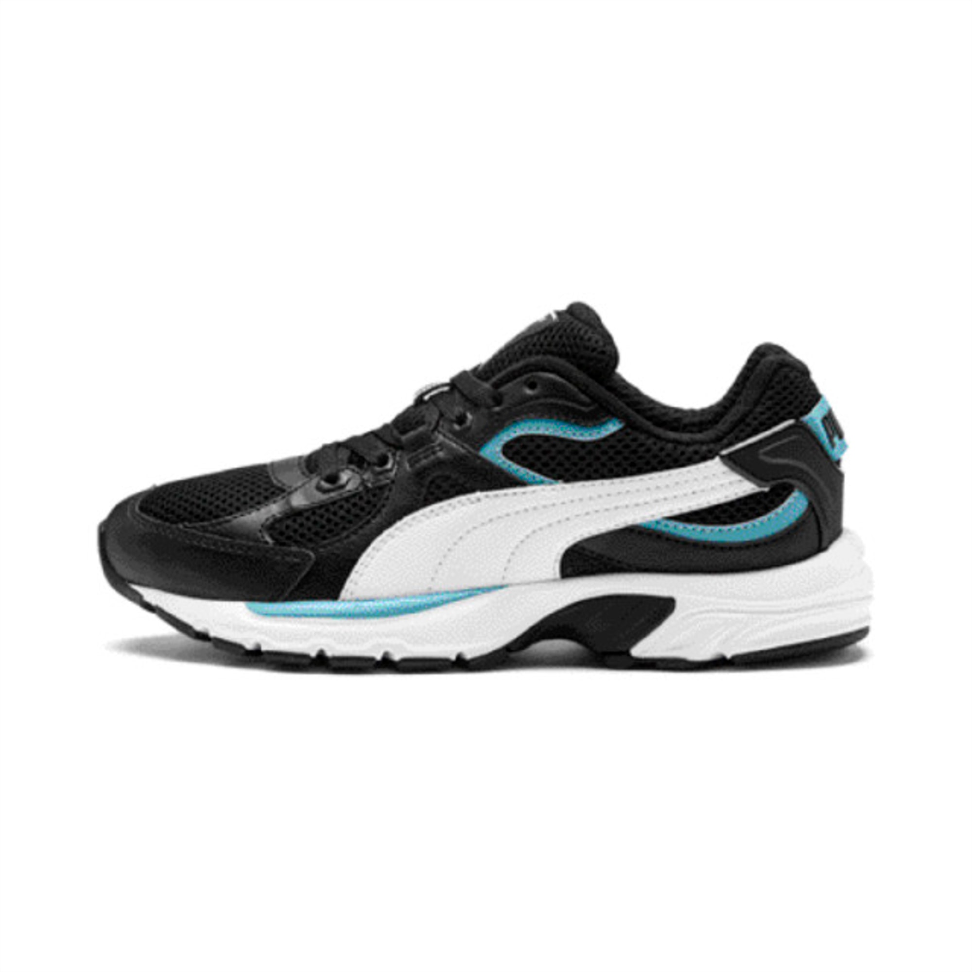 Axis Plus 90s SoftFoam+ Sneakers | Puma Black-White-Milky Blue | PUMA Shoes  | PUMA