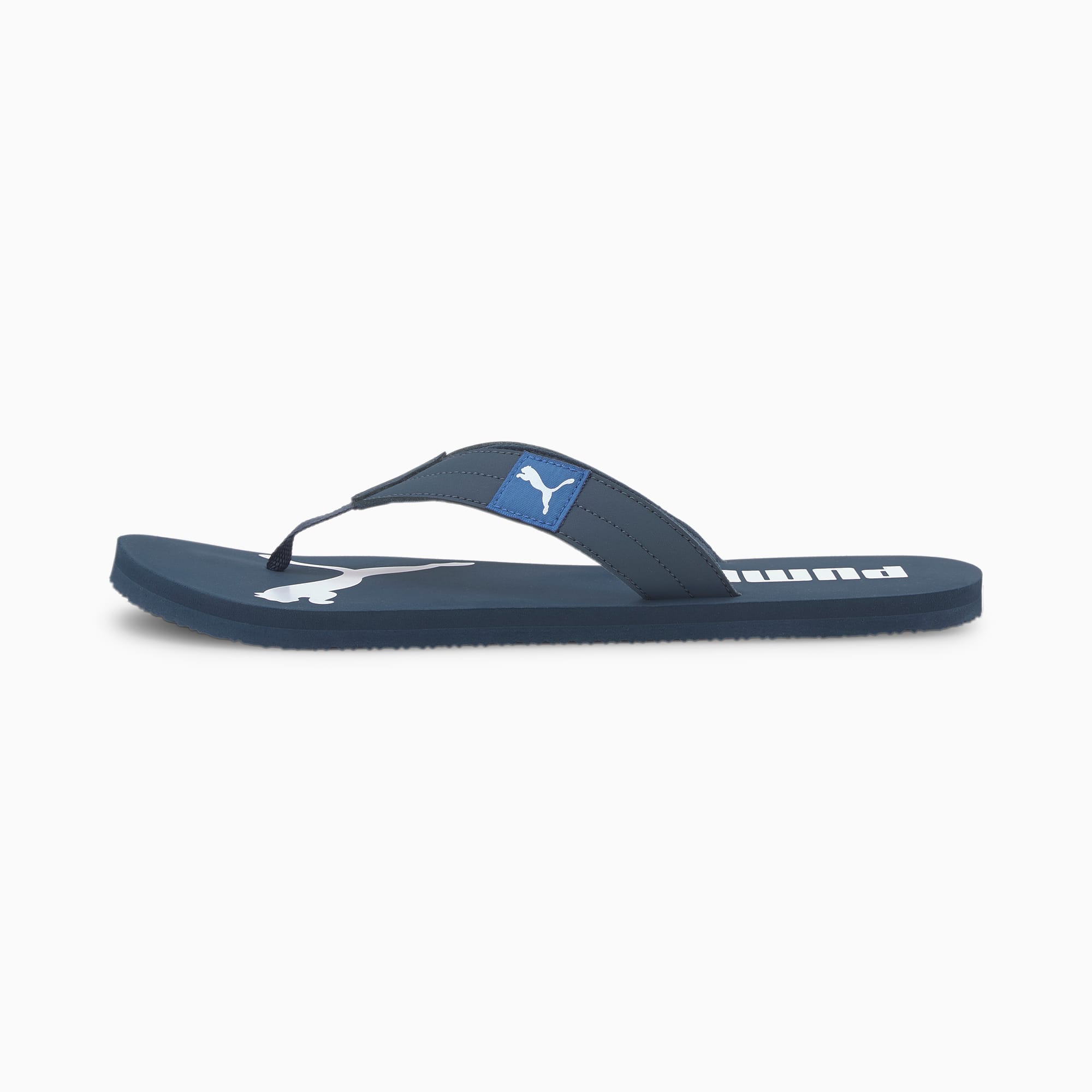 Cosy Flip Sandals, Dark Denim-Palace Blue, large-SEA