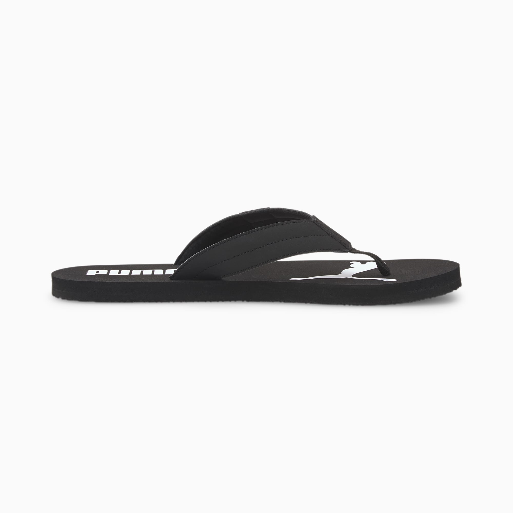 Black puma flip flops clearance