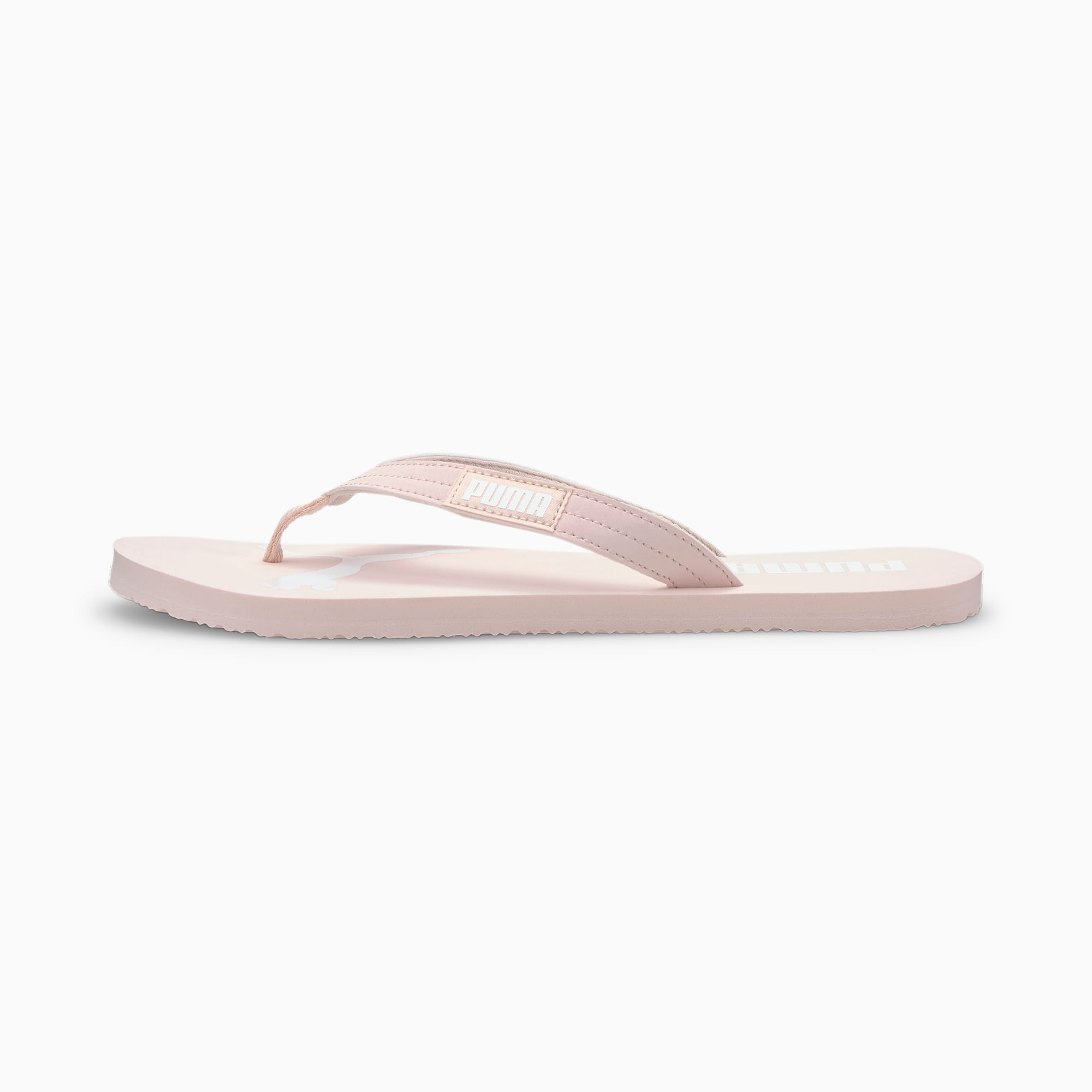 Puma white flip flops discount