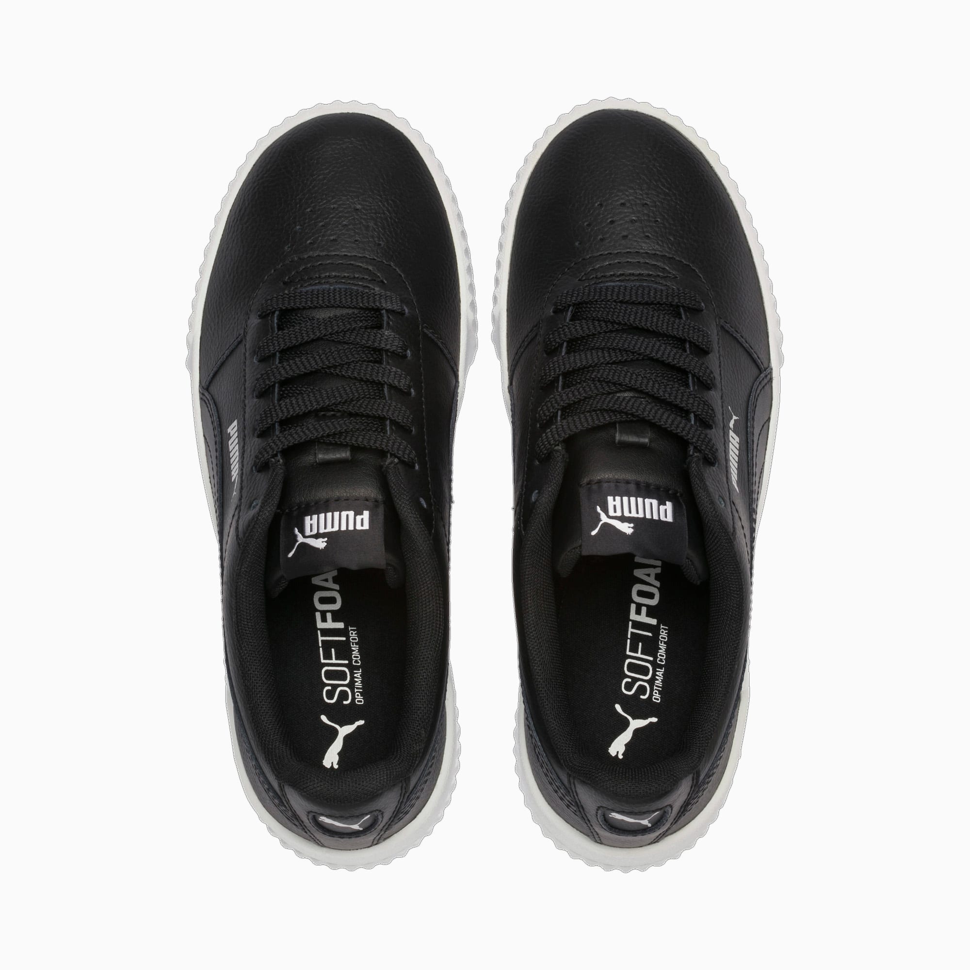 puma carina leather trainers