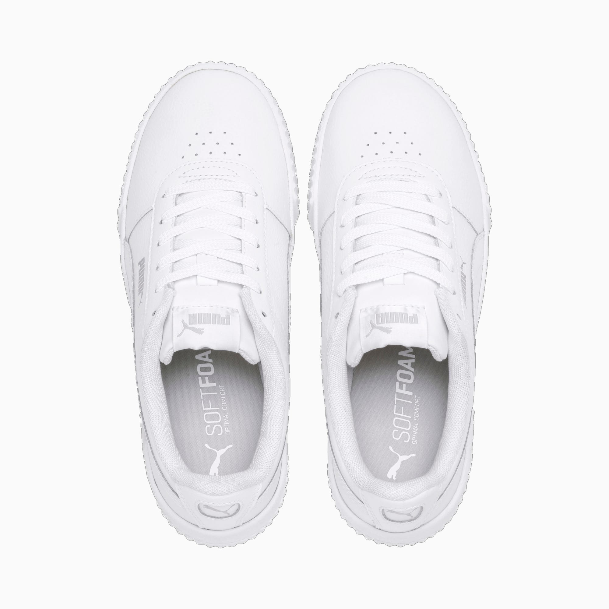 puma white shoes soft foam