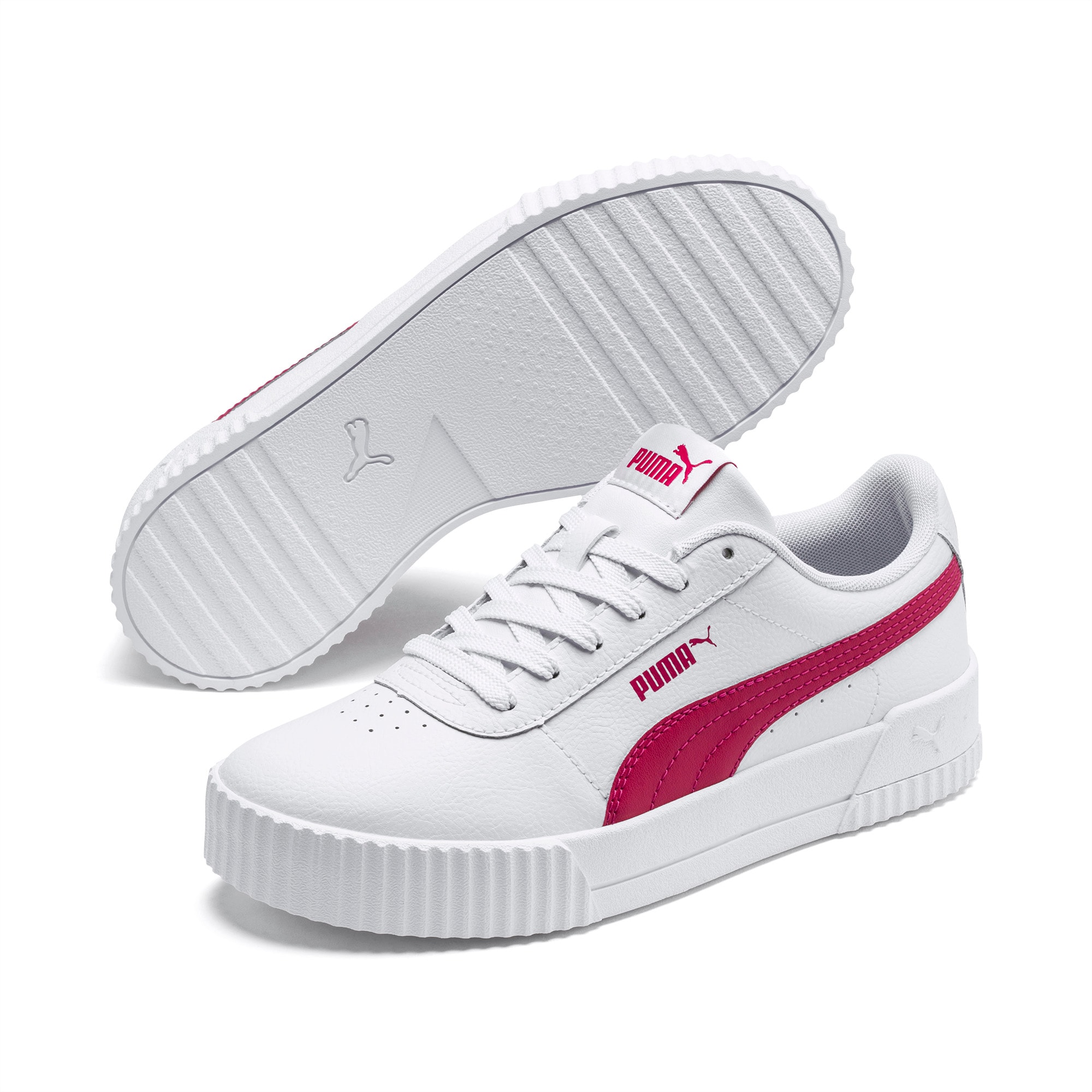 Puma carina 2024 leather trainers ladies