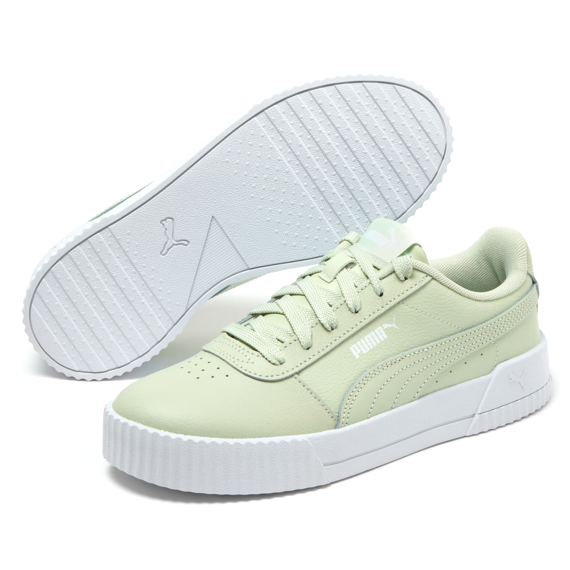 Puma carina leather trainers top