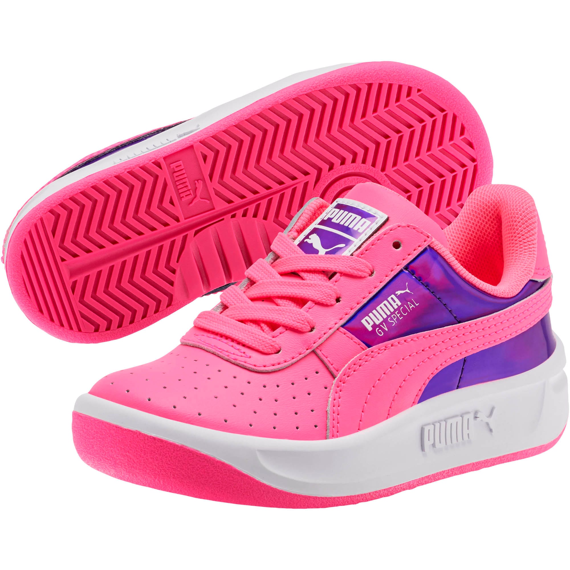 GV Special Mirror Metal Little Kids Shoes