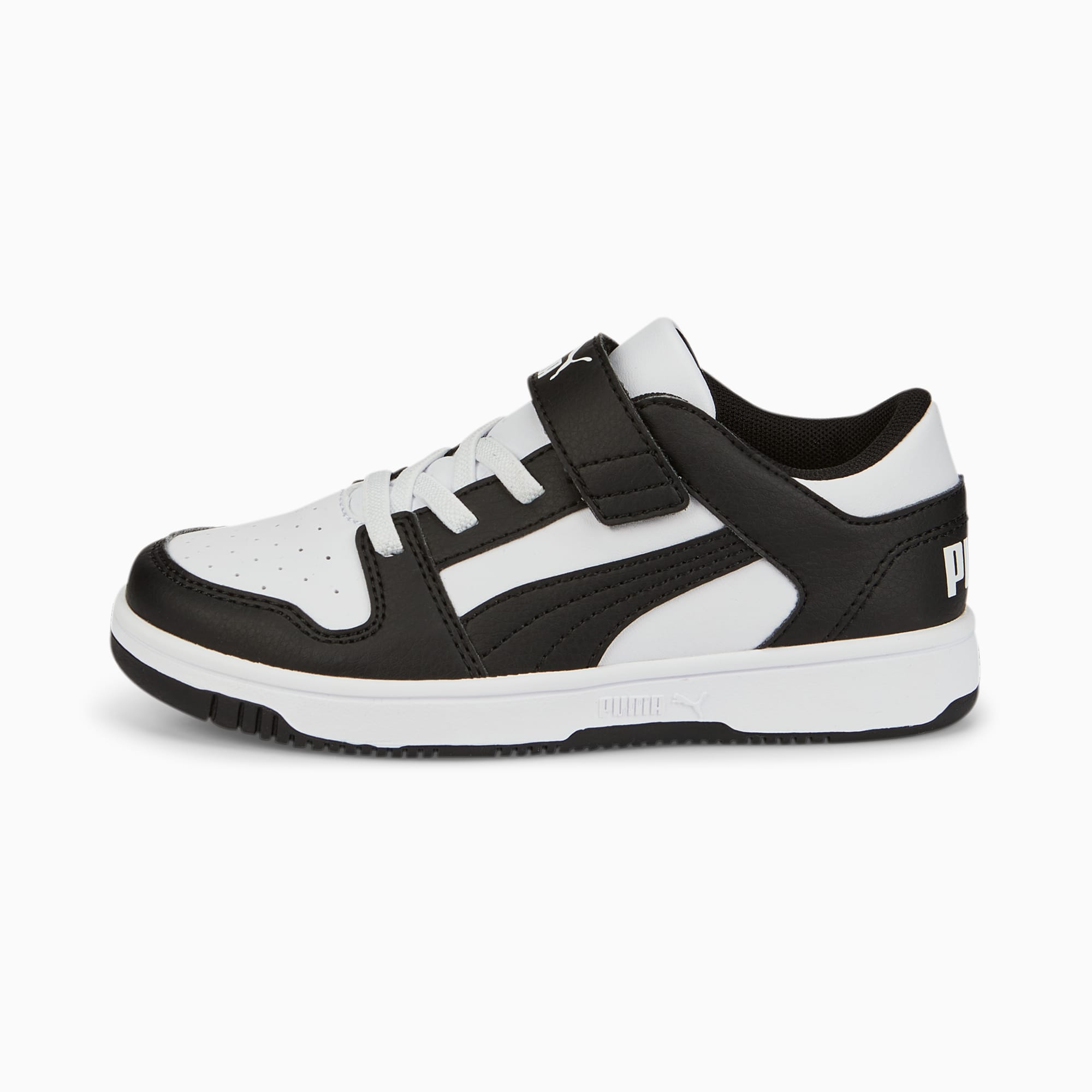 Black puma velcro trainers outlet