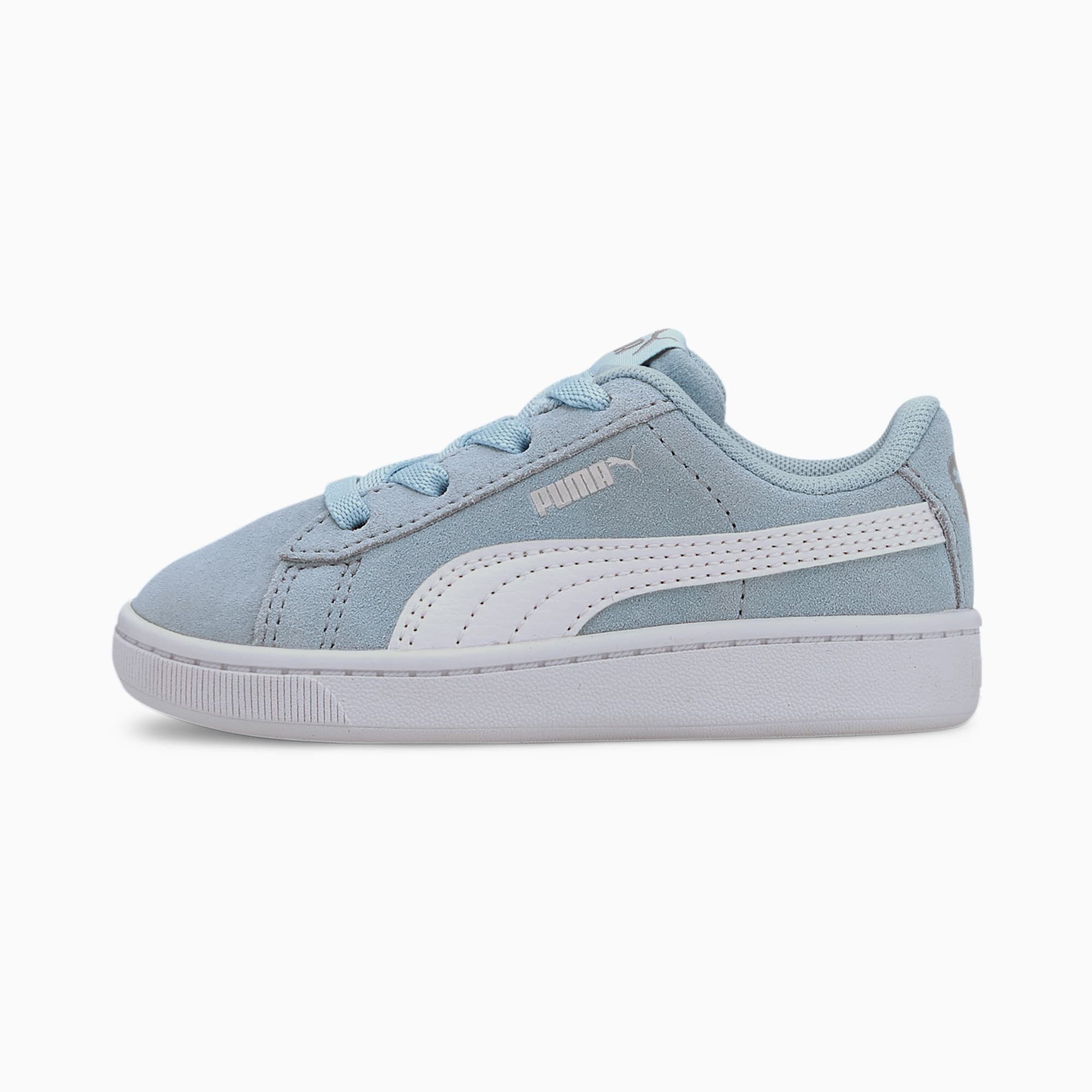 teal suede pumas