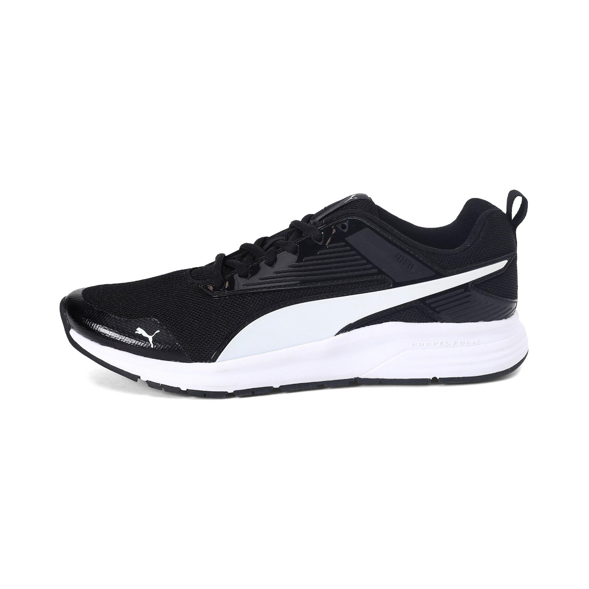 puma pure black shoes