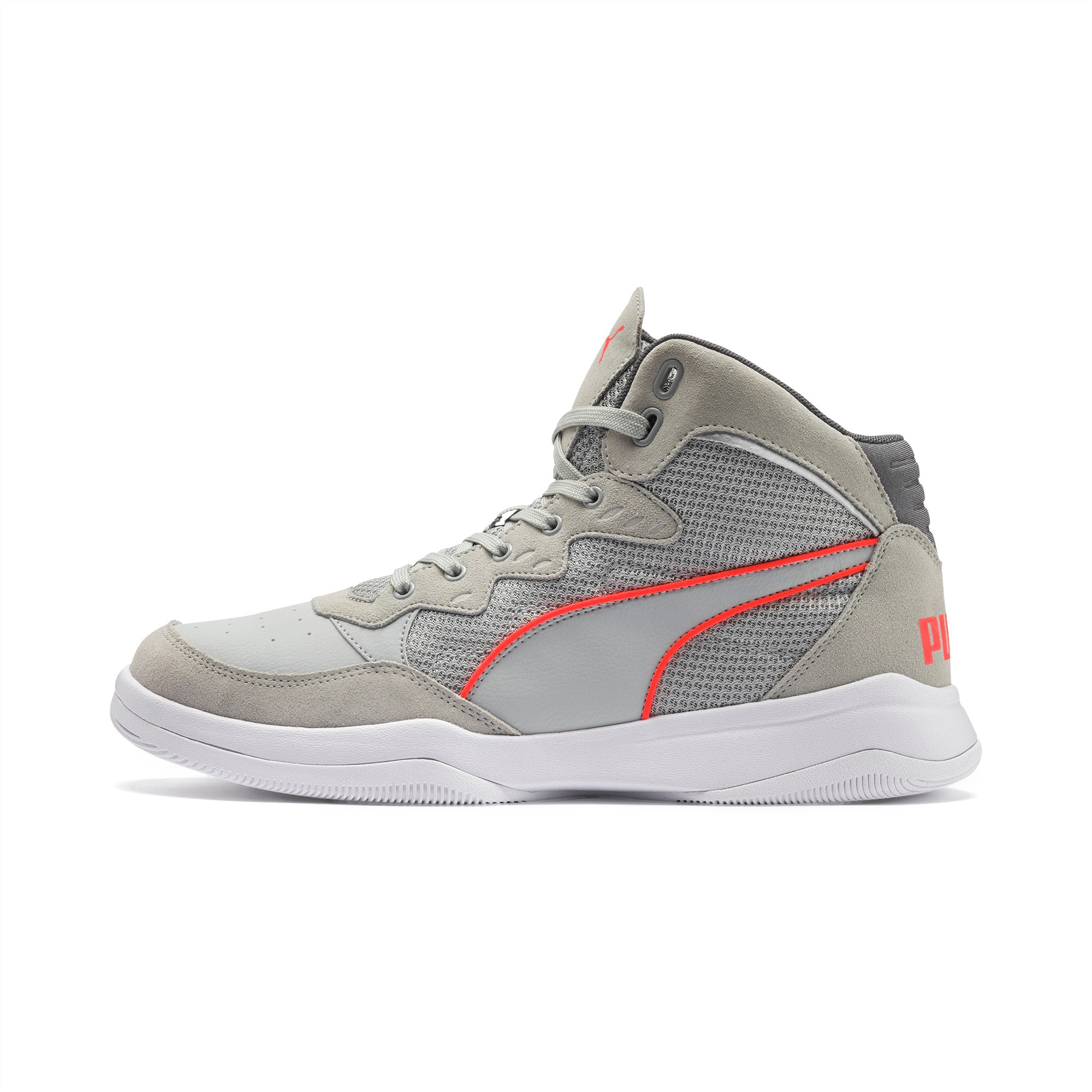 puma grey sneakers