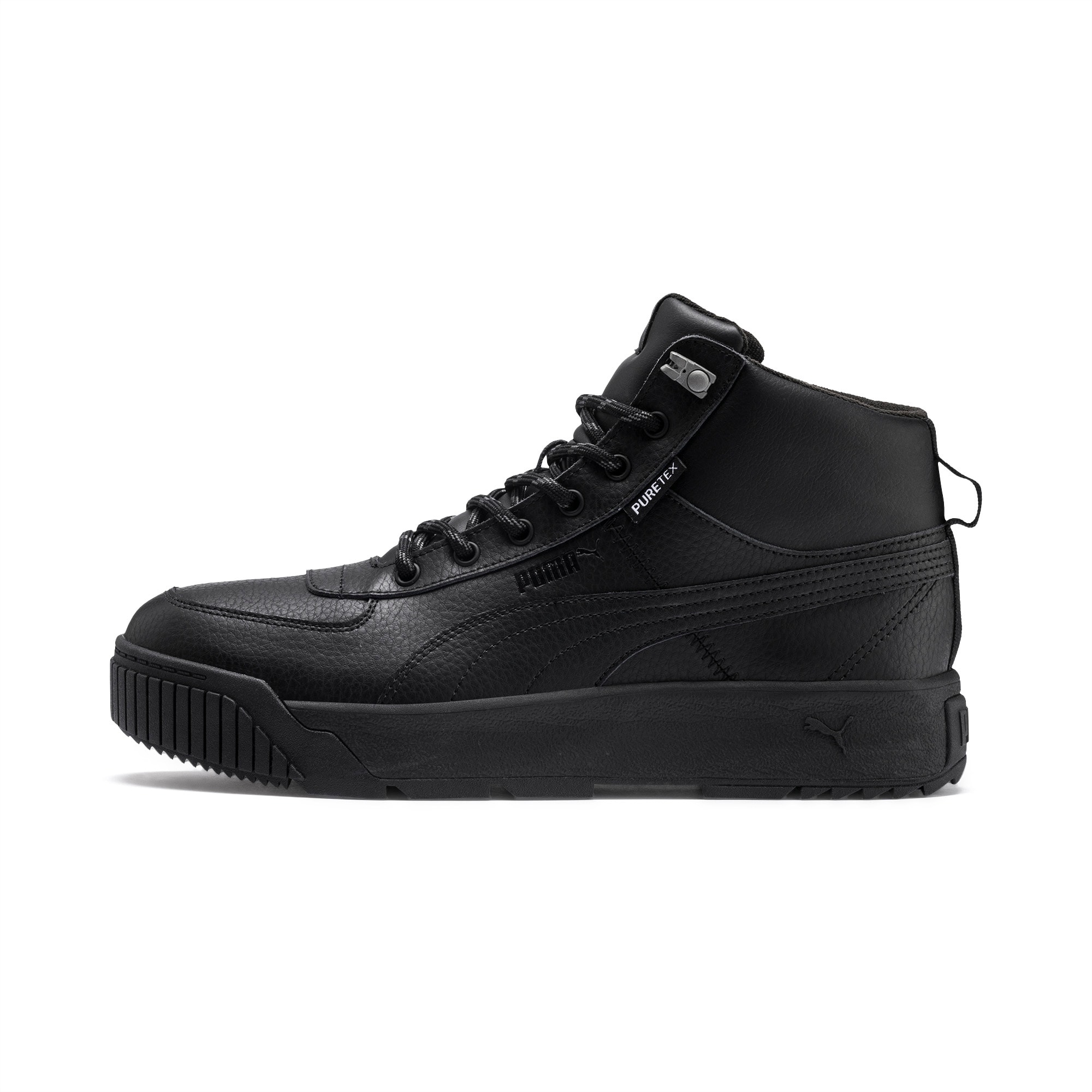 puma all black trainers