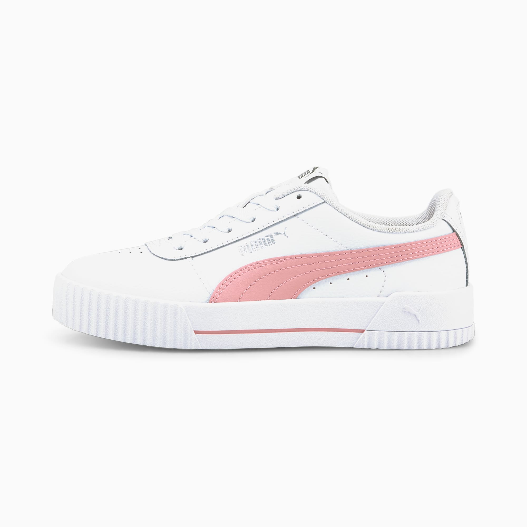 Puma carina leather trainers junior girls online