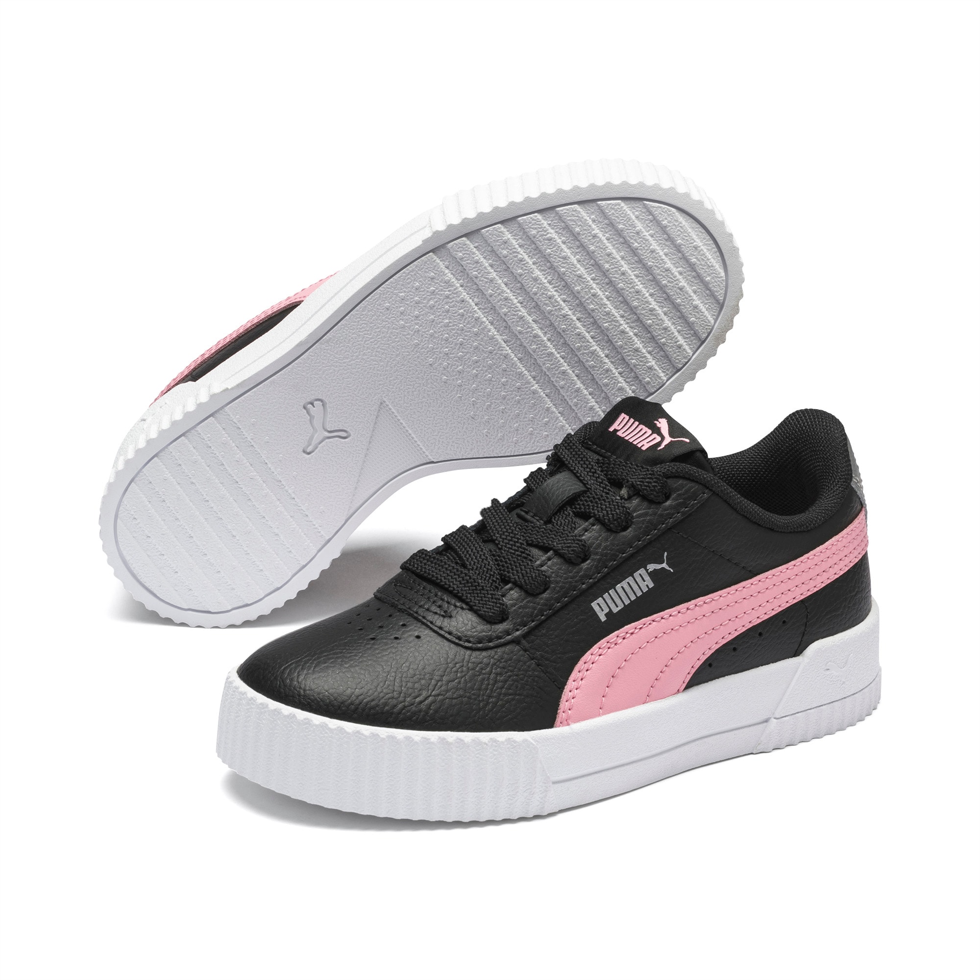 PUMA Niños Niñas Carina Lift Lace Up Zapatillas Zapatos Casual - Blanco :  Ropa, Zapatos y Joyería 