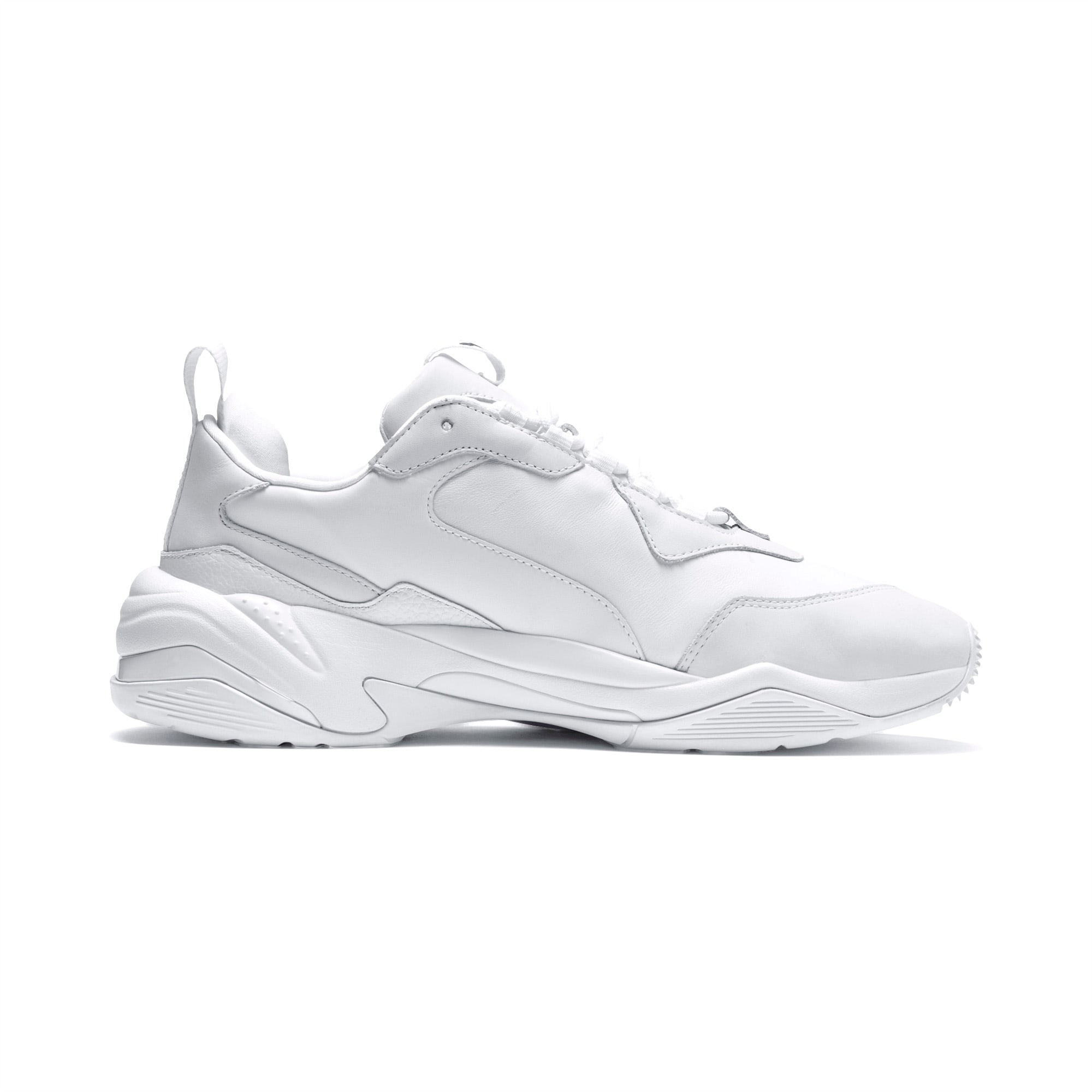 puma thunder leather white