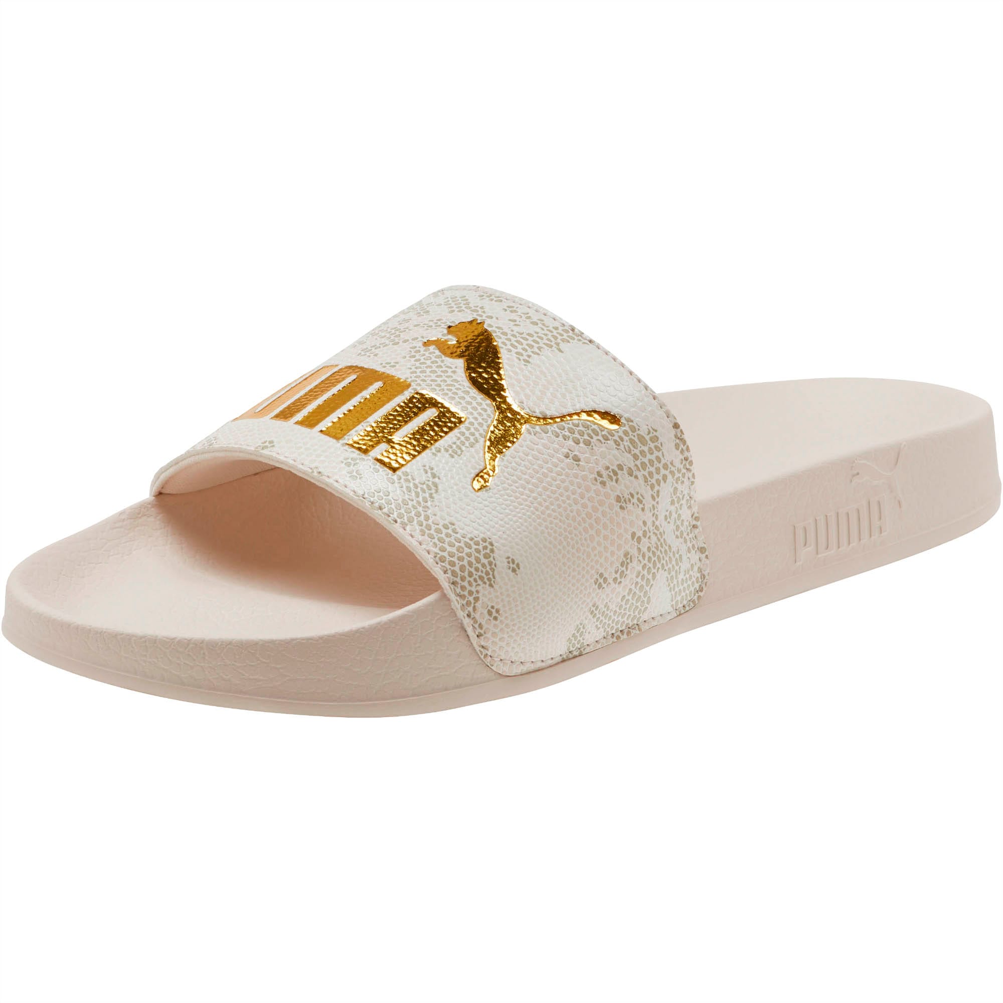 gold puma slides