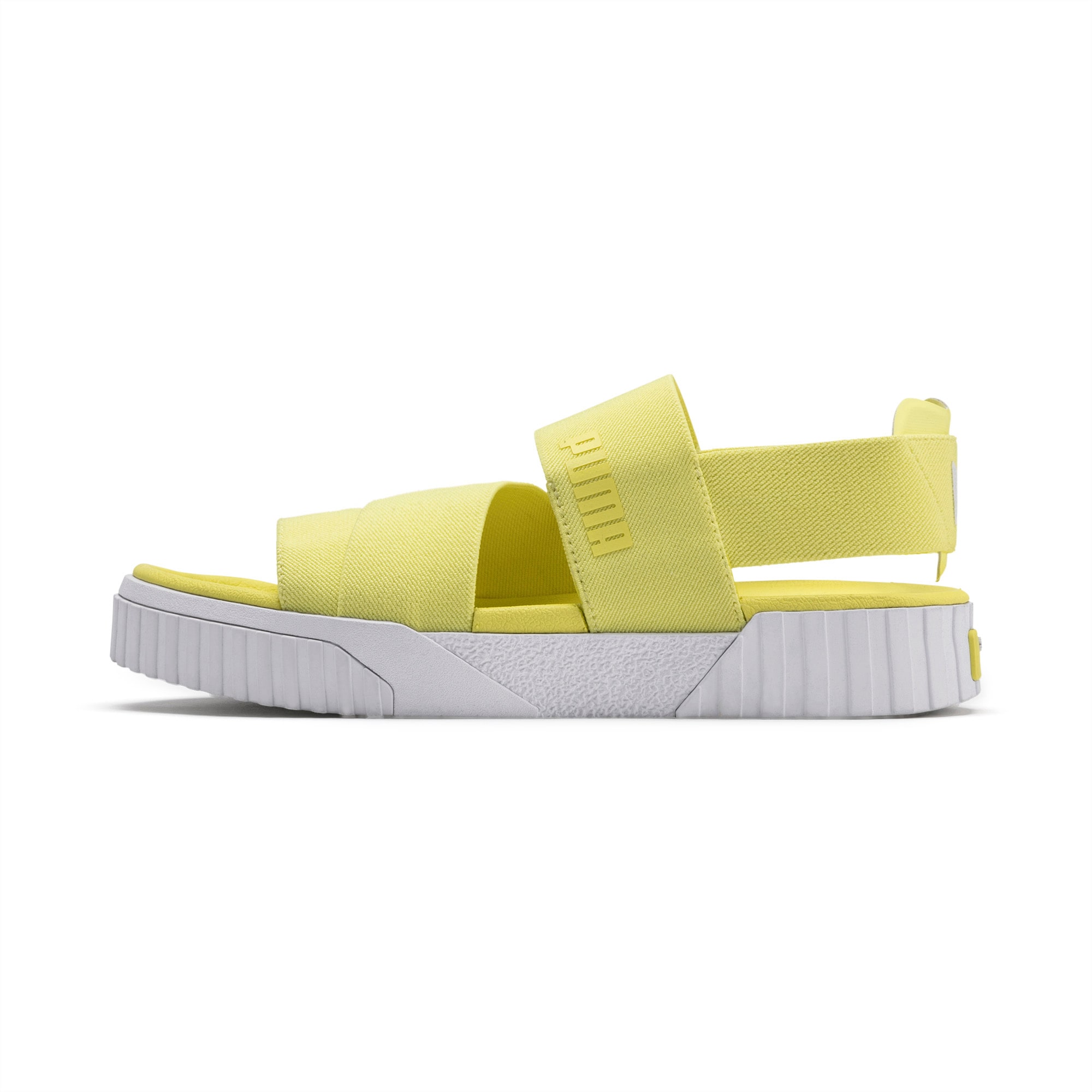 puma yellow sandals