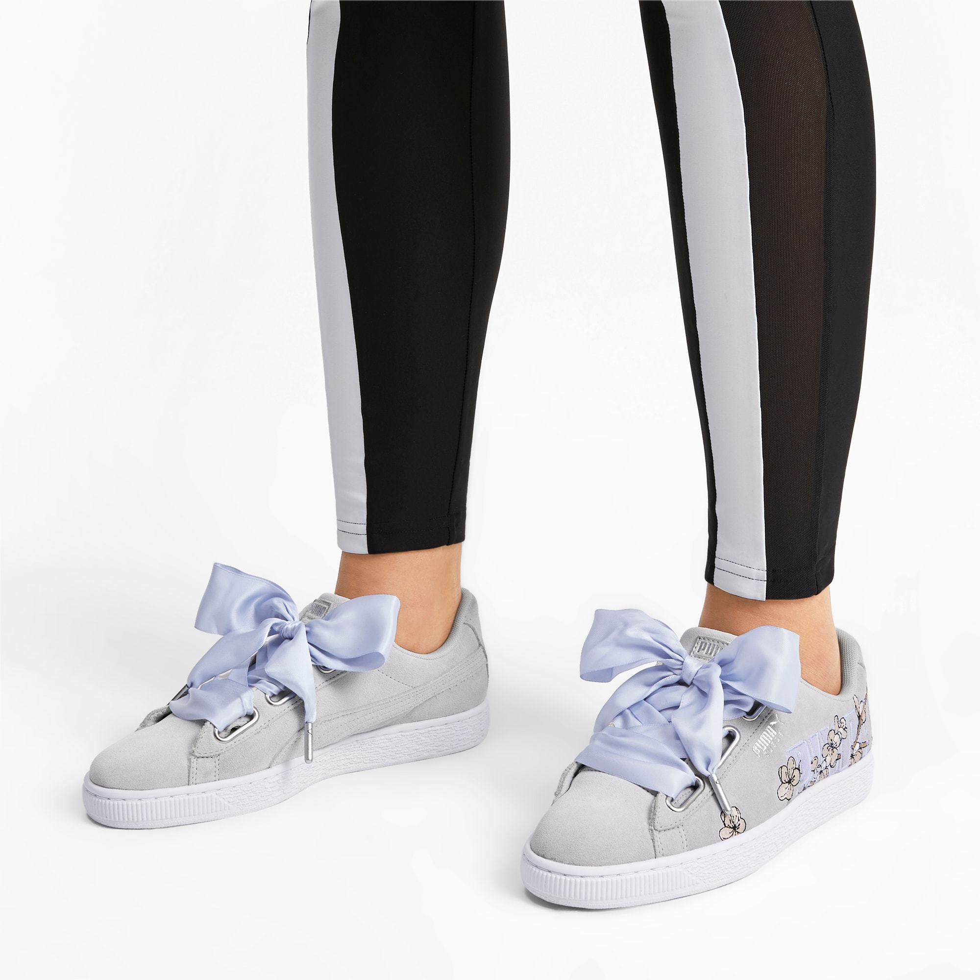 puma shoes with flowers