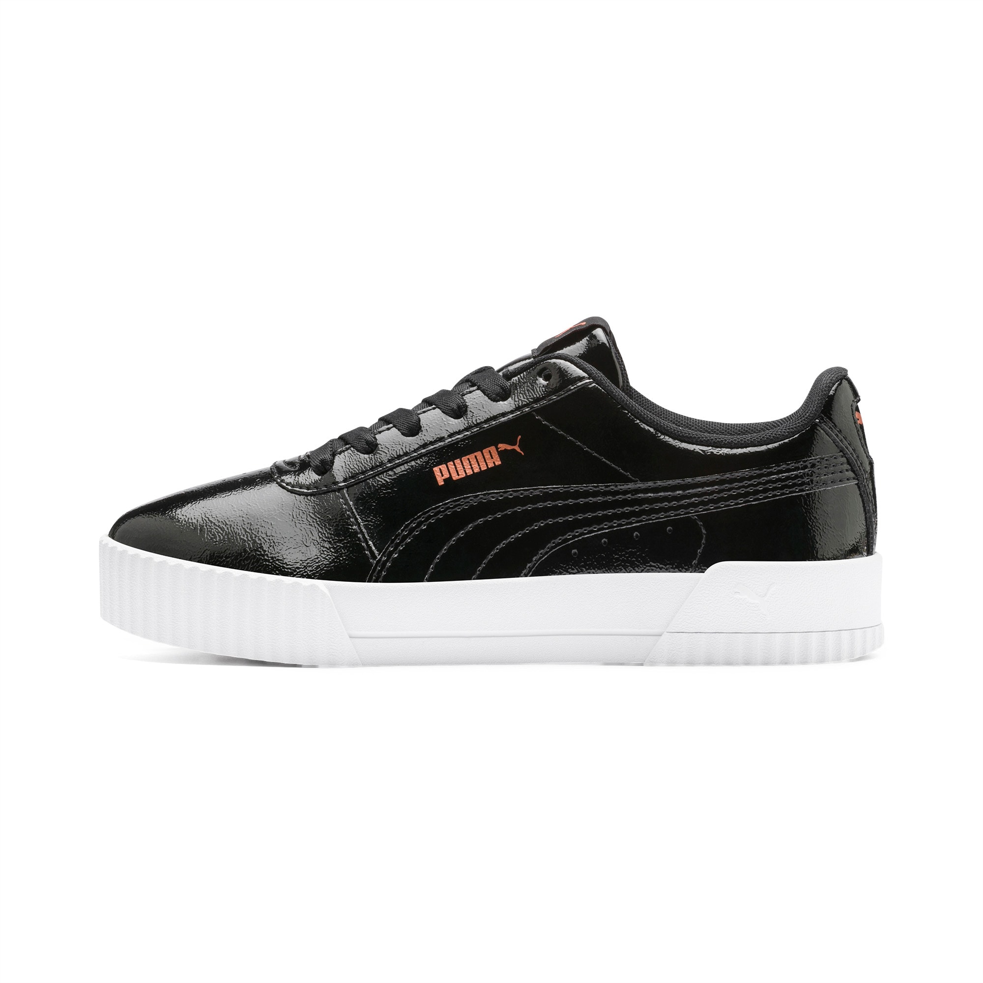 puma black trainers womens