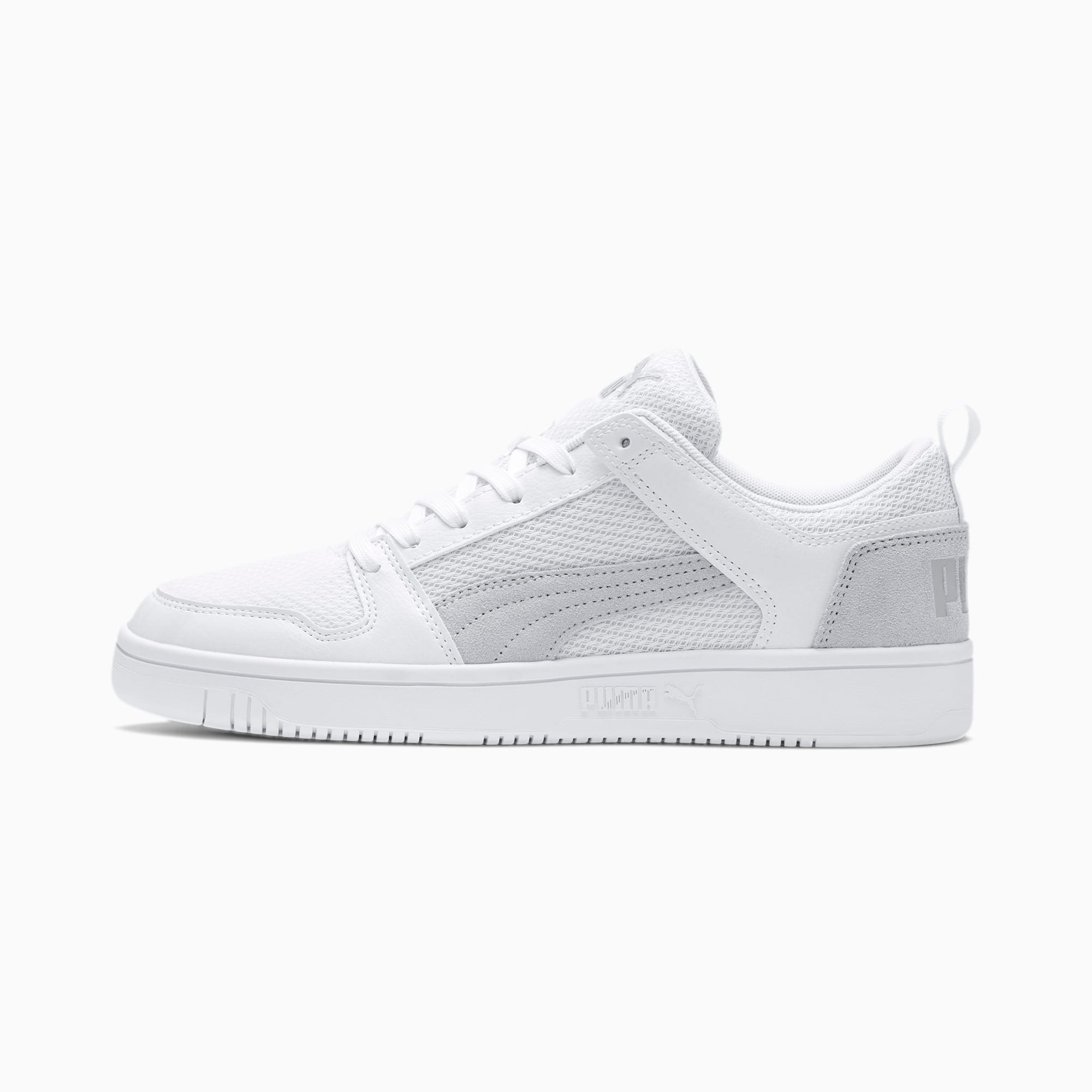 Rebound Lay-Up Lo Mesh Trainers | White 