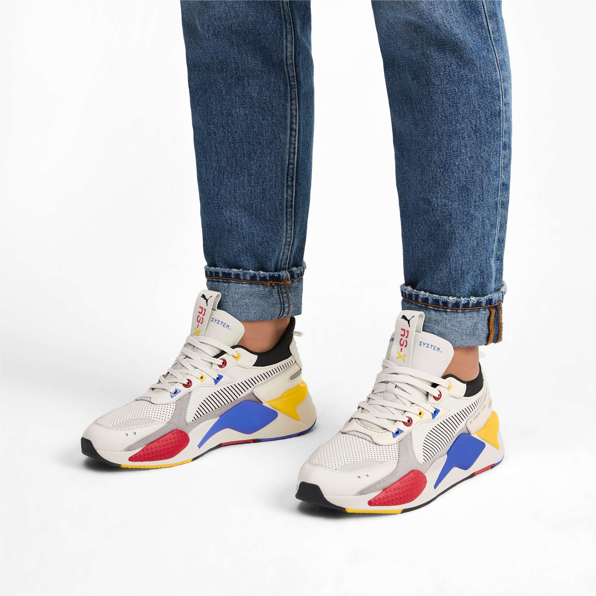 puma colourful trainers