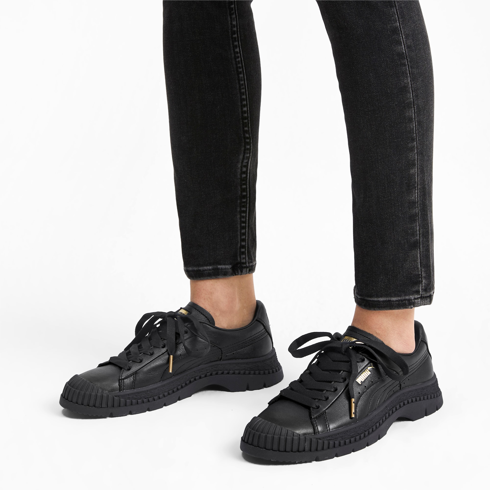 puma leather shoes