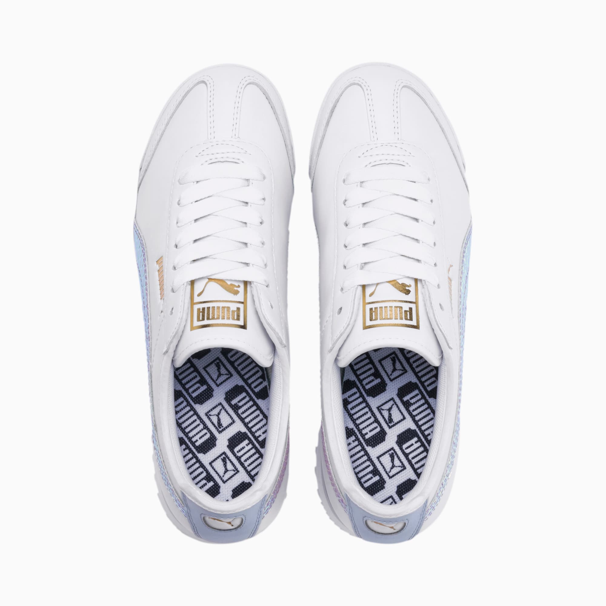 puma racer ind white sneakers