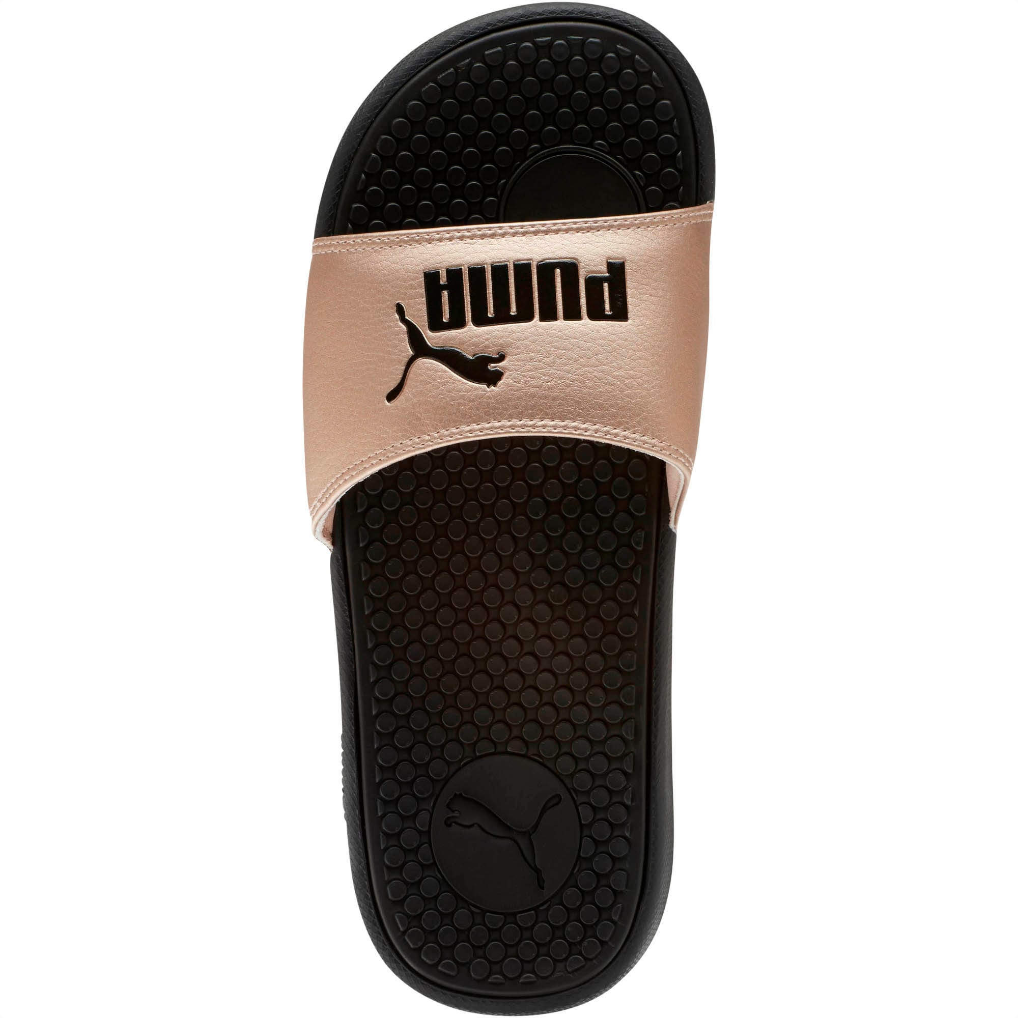Metallic puma hot sale slides