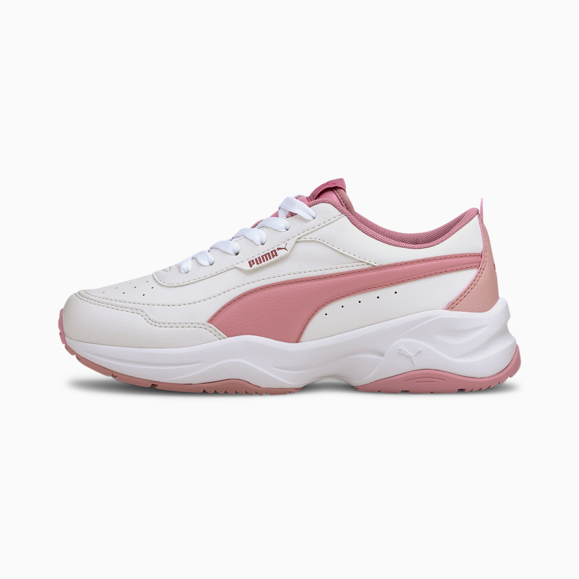 puma trainers white and pink