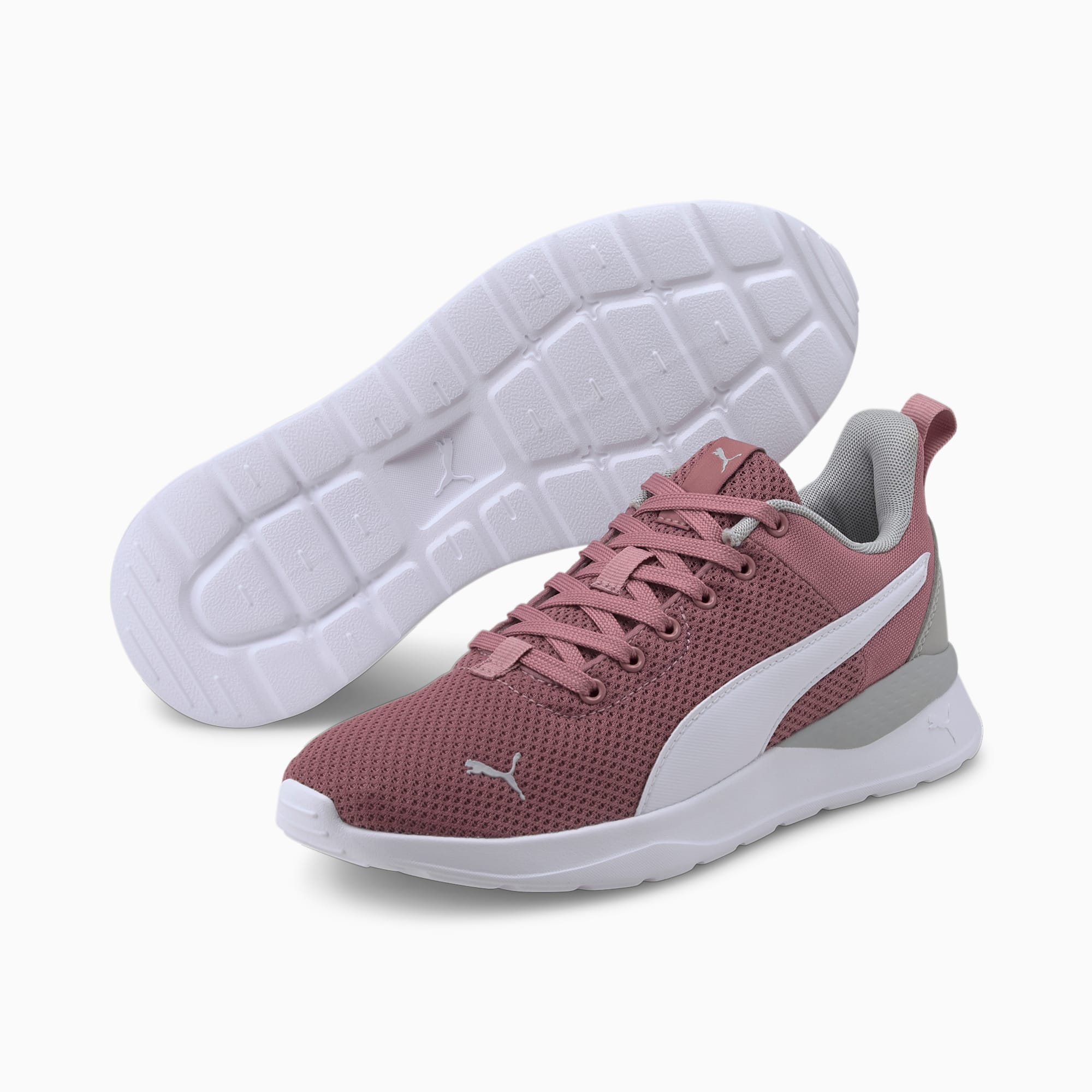 Anzarun Lite Trainers, Foxglove-Puma White-Gray Violet, large