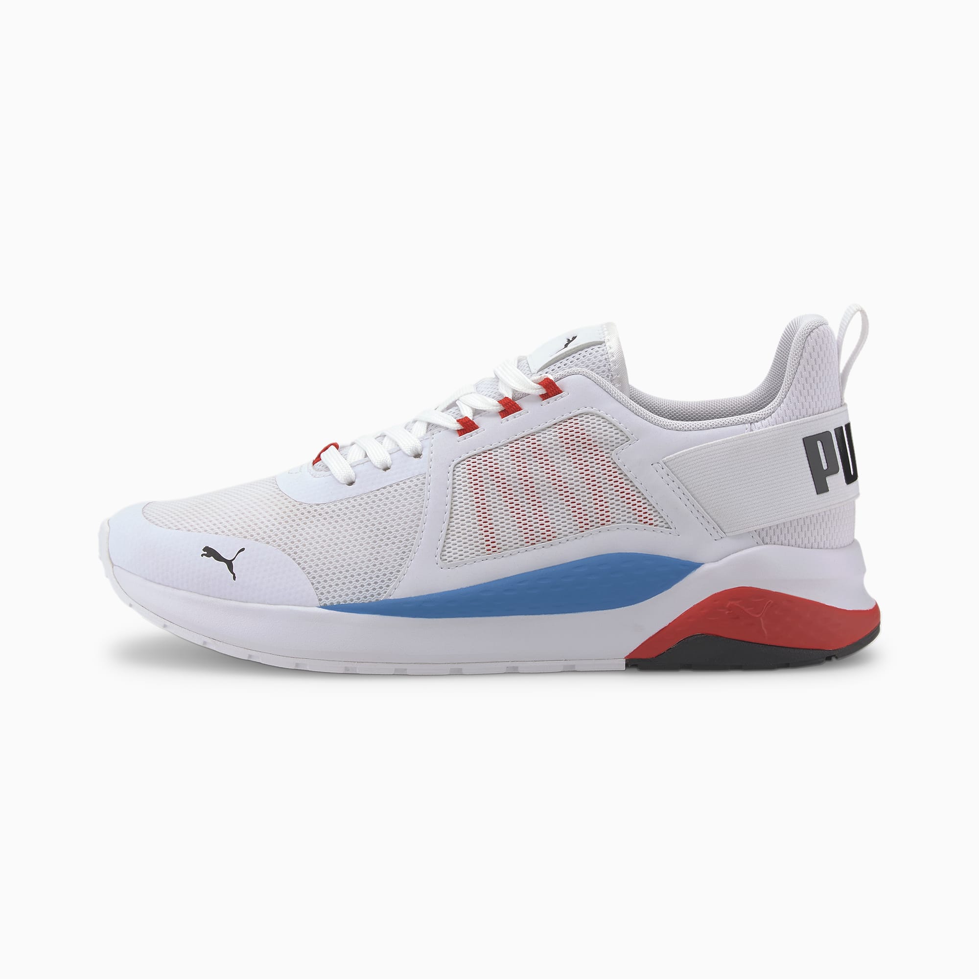 Anzarun Trainers, Puma White-Puma Black-High Risk Red, large-SEA