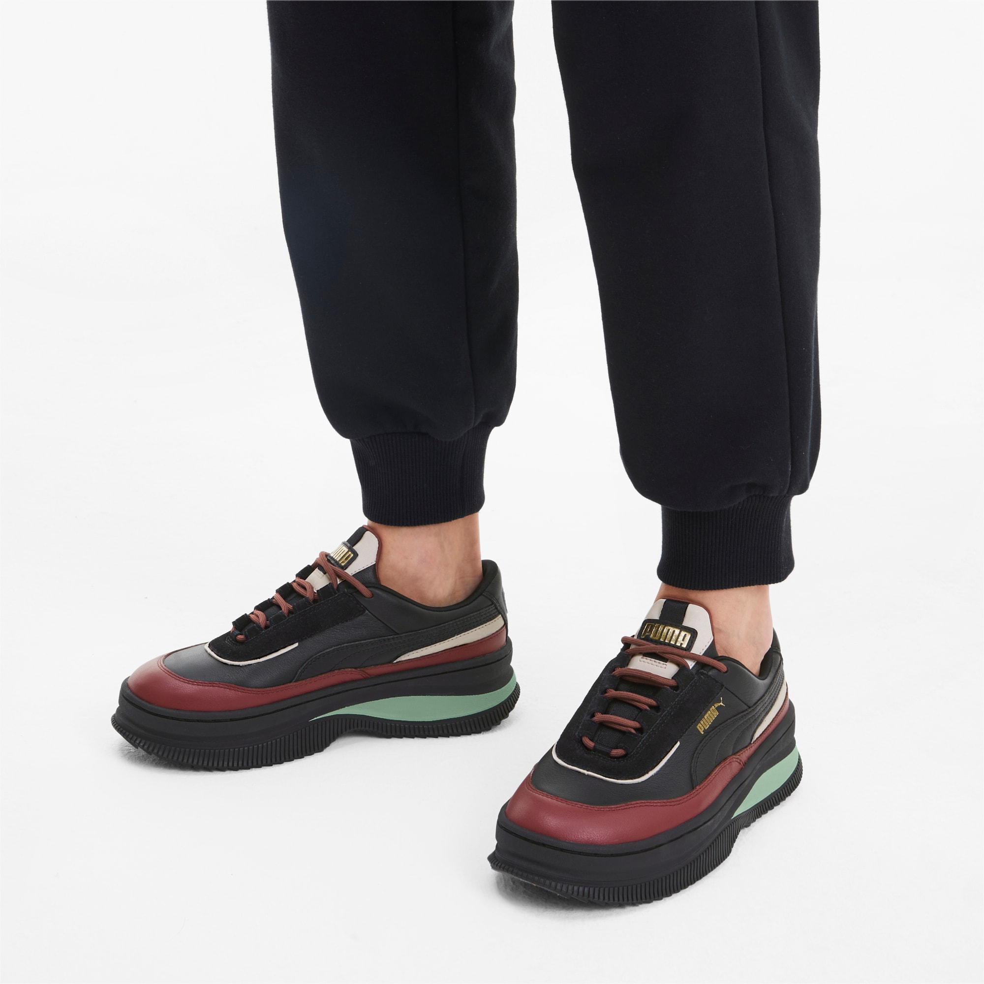 Deva Chic Women's Trainers | Puma Black-Burnt Russet | PUMA Deva | PUMA  Latvia