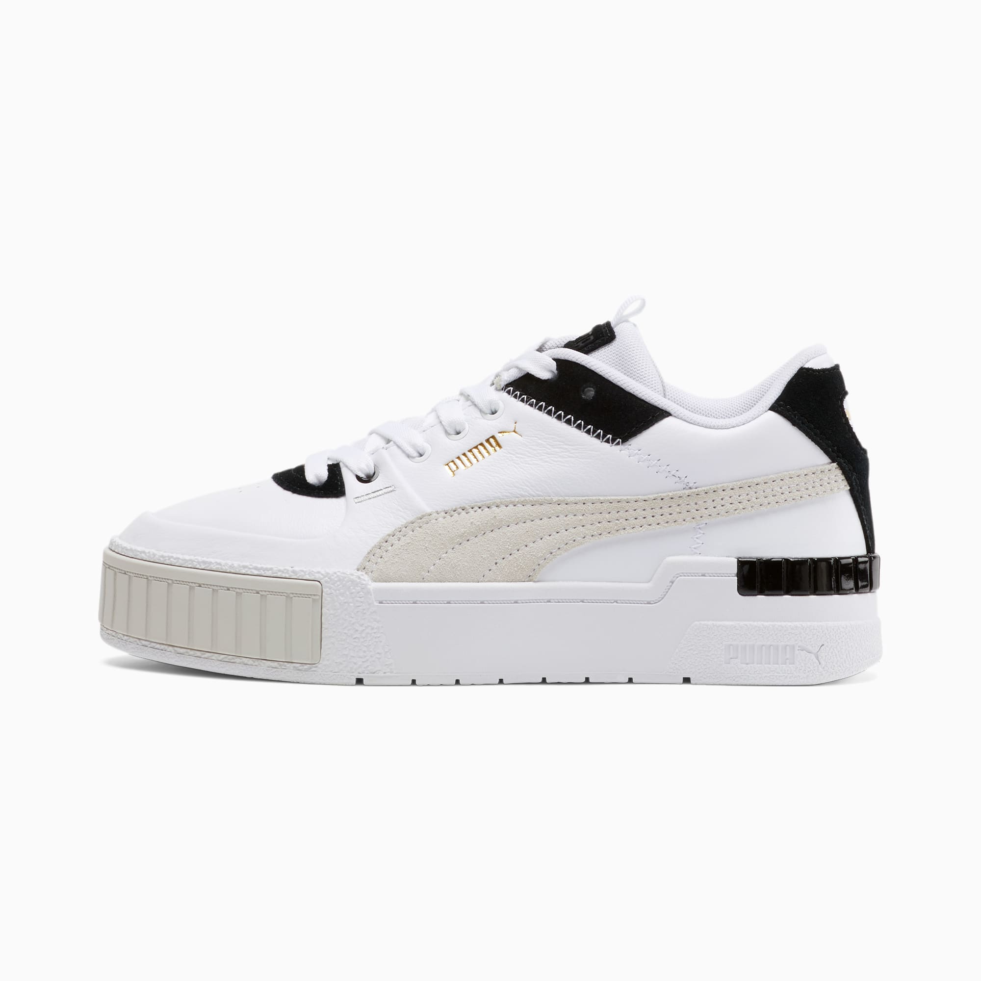 puma cali white platform
